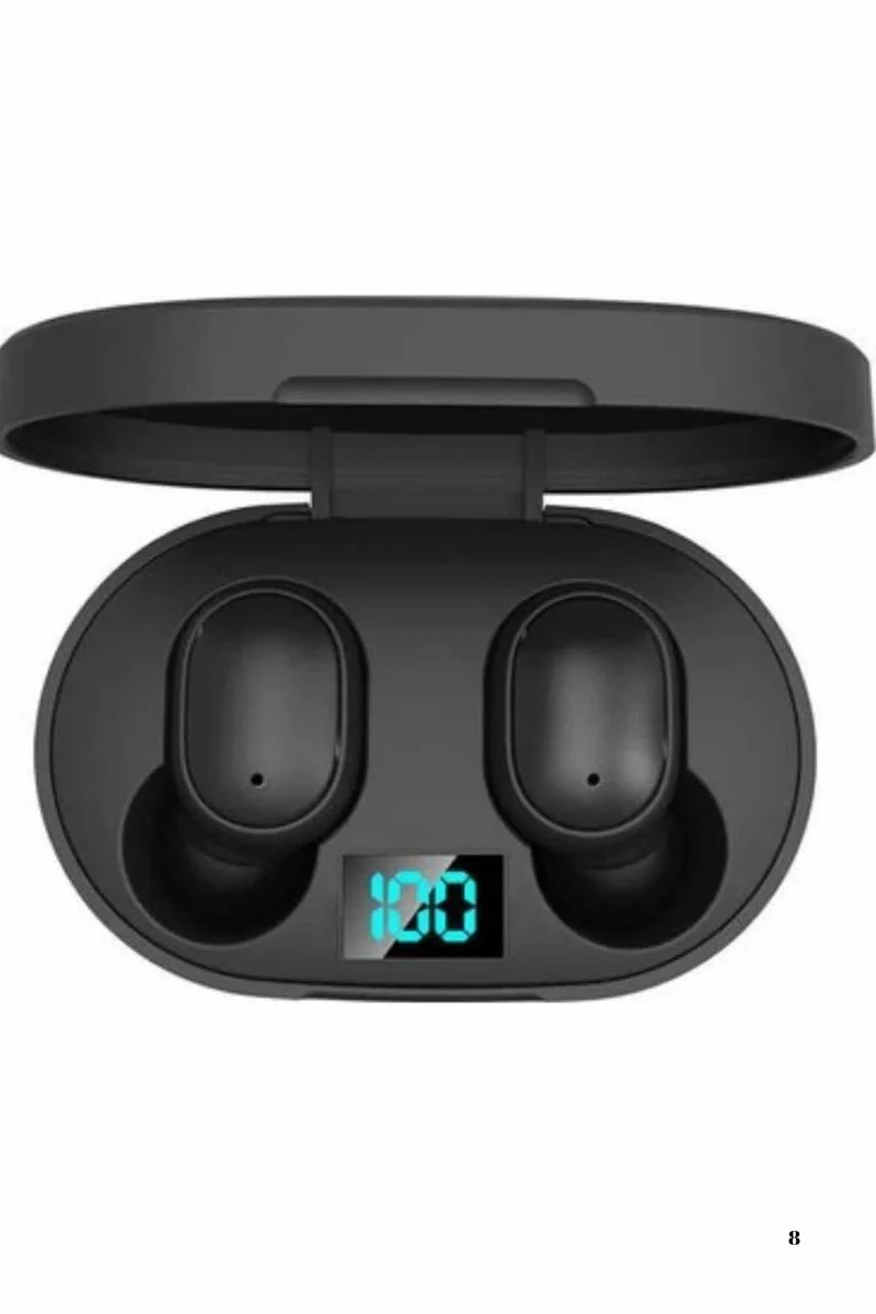 Kablosuz Bluetooth Kulaklık - Dokunmatik Kontrollü Stereo Kulak İçi Kulaklık, 300mAh Batarya ve IPX4 Su Geçirmez