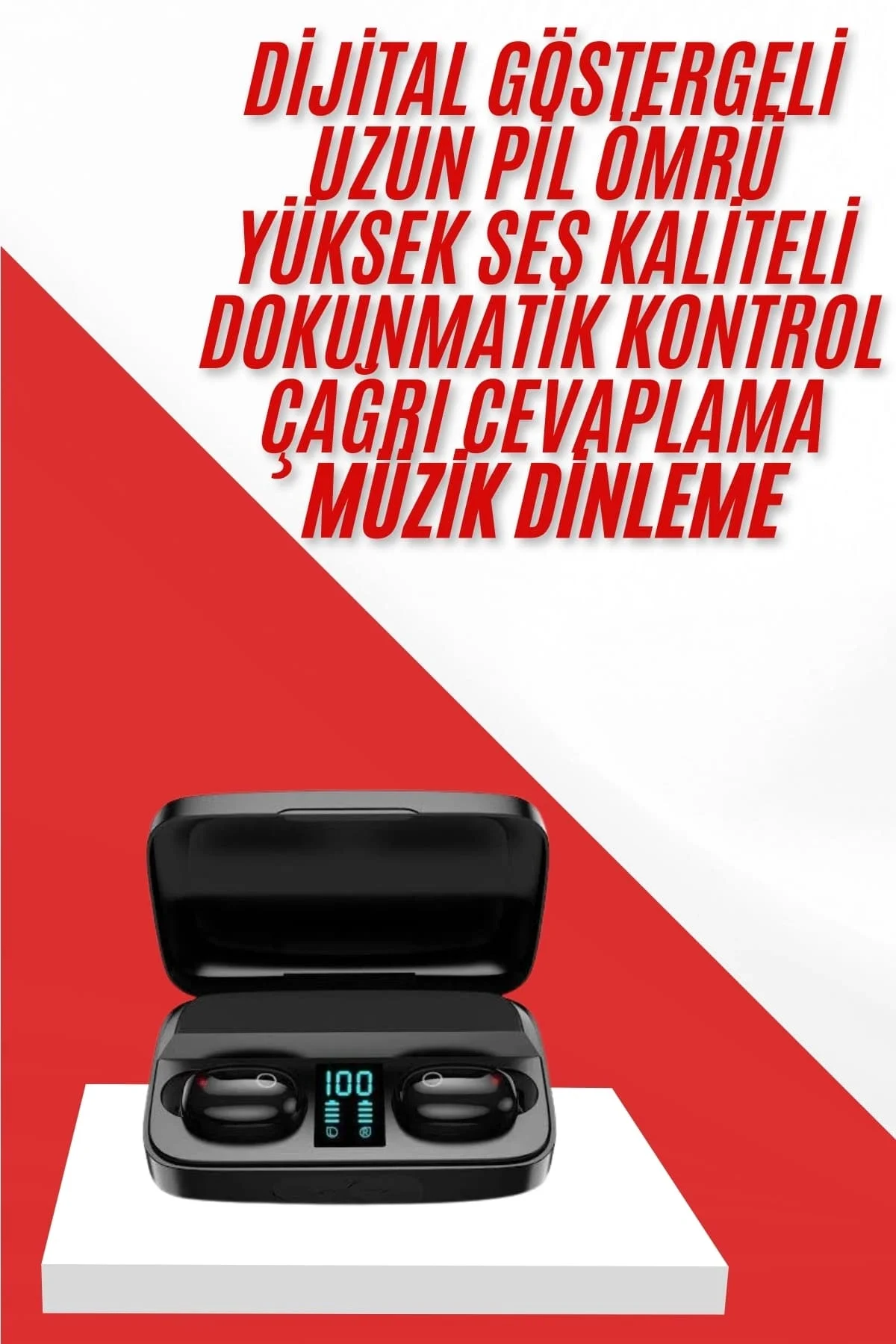 Kablosuz Bluetooth Kulaklık Android ve İOS Uyumlu Led Göstergeli Powerbankli Fiyatı, Yorumları ve Özellikleri