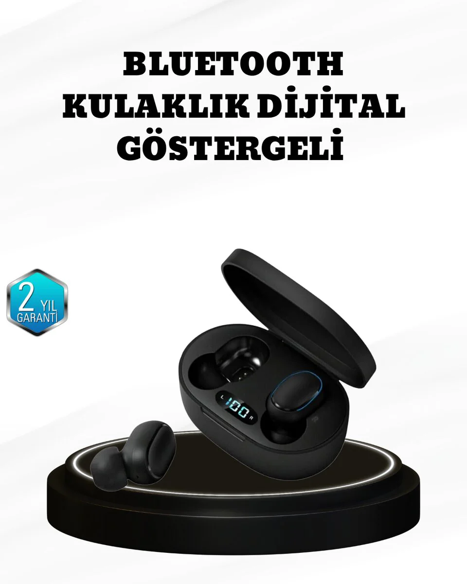 Kablosuz Bluetooth Kulaklık – Gürültü Önleyici (ANC), Suya Dayanıklı ve Uzun Pil Ömürlü