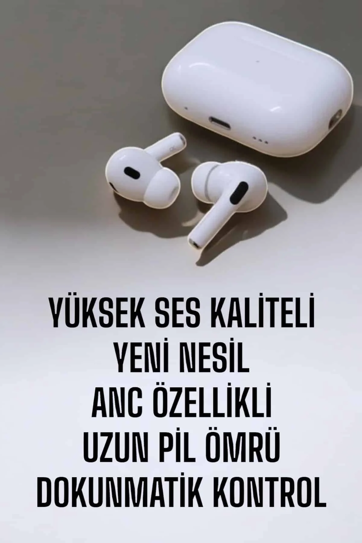 Kablosuz Bluetooth Kulaklık Gürültü Önleme, Su Geçirmez, Mikrofonlu