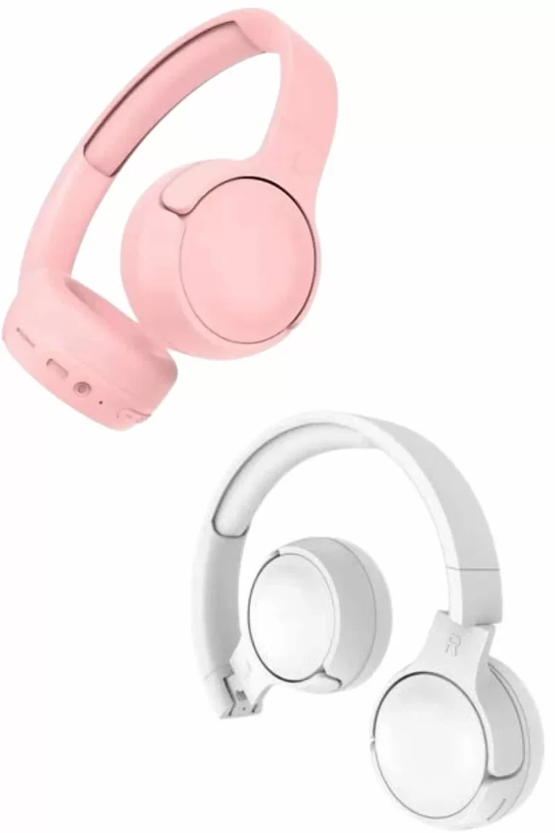 Kablosuz Bluetooth Kulaklık - Kulak Üstü Ayarlanabilir, Yeni Nesil Siyah Kulaklık (18 Saat Pil)