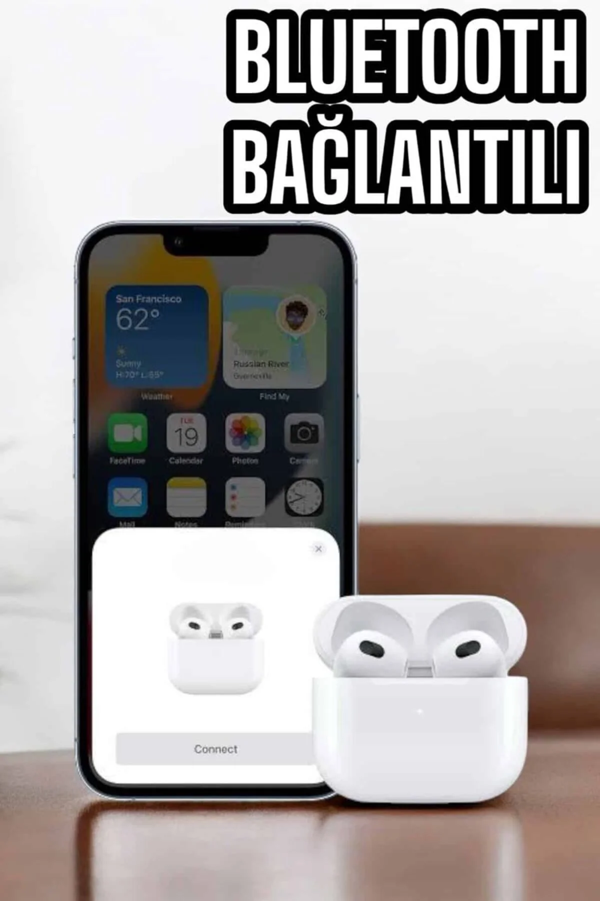 Kablosuz Bluetooth Kulaklık 5.0 Dokunmatik Kontrol Gürültü Engell