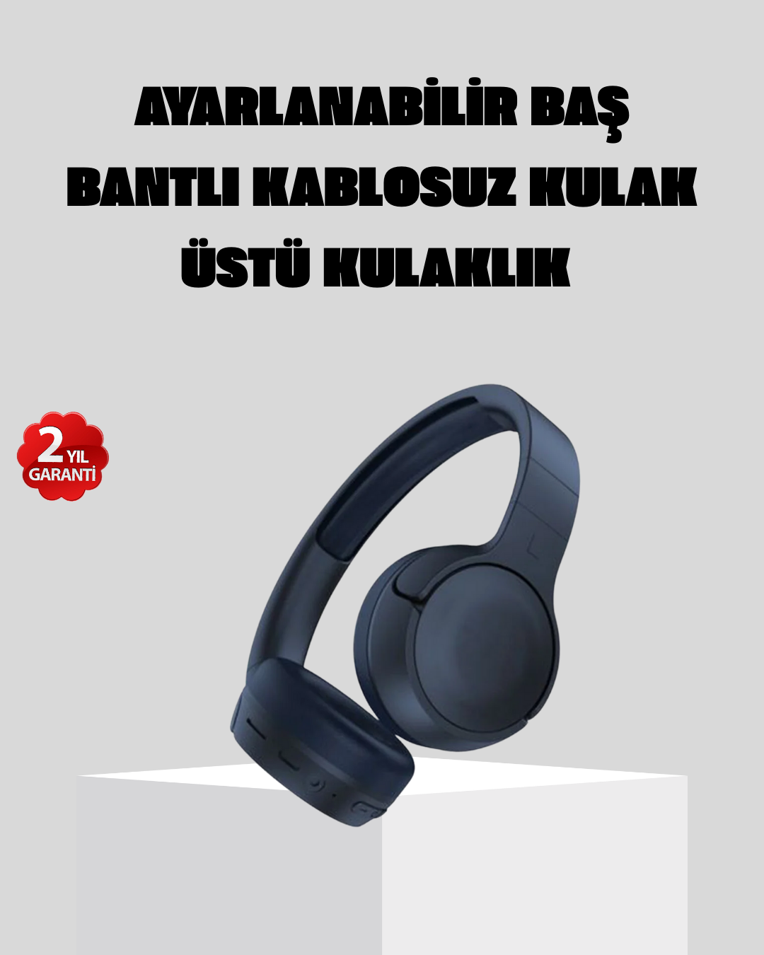 Kablosuz Bluetooth Kulaklık 5.0 18 Saat Kullanım Dinamik Sürücü S