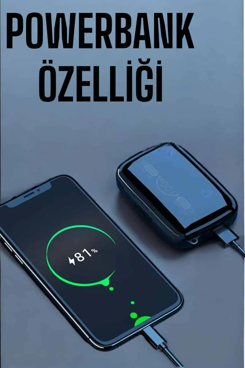 Kablosuz Bluetooth Kulaklık - 5.1 Stereo, Dokunmatik Kontrol, Uzun Pil Ömrü