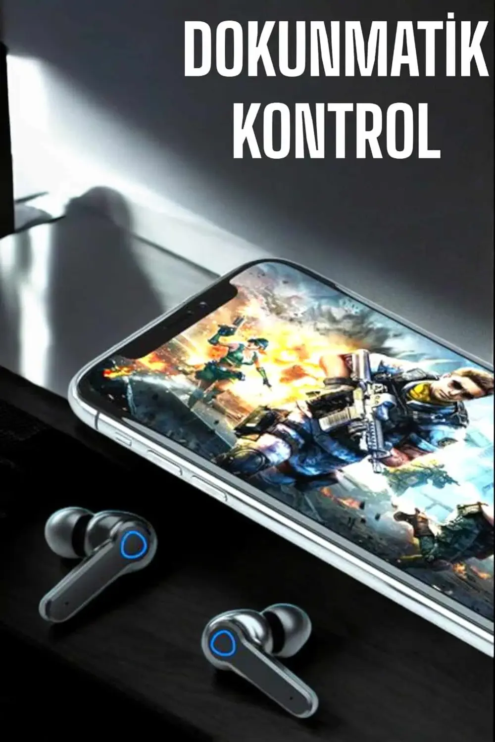 Kablosuz Bluetooth Kulaklık Dokunmatik Kontrol Uzun Pil Ömrü