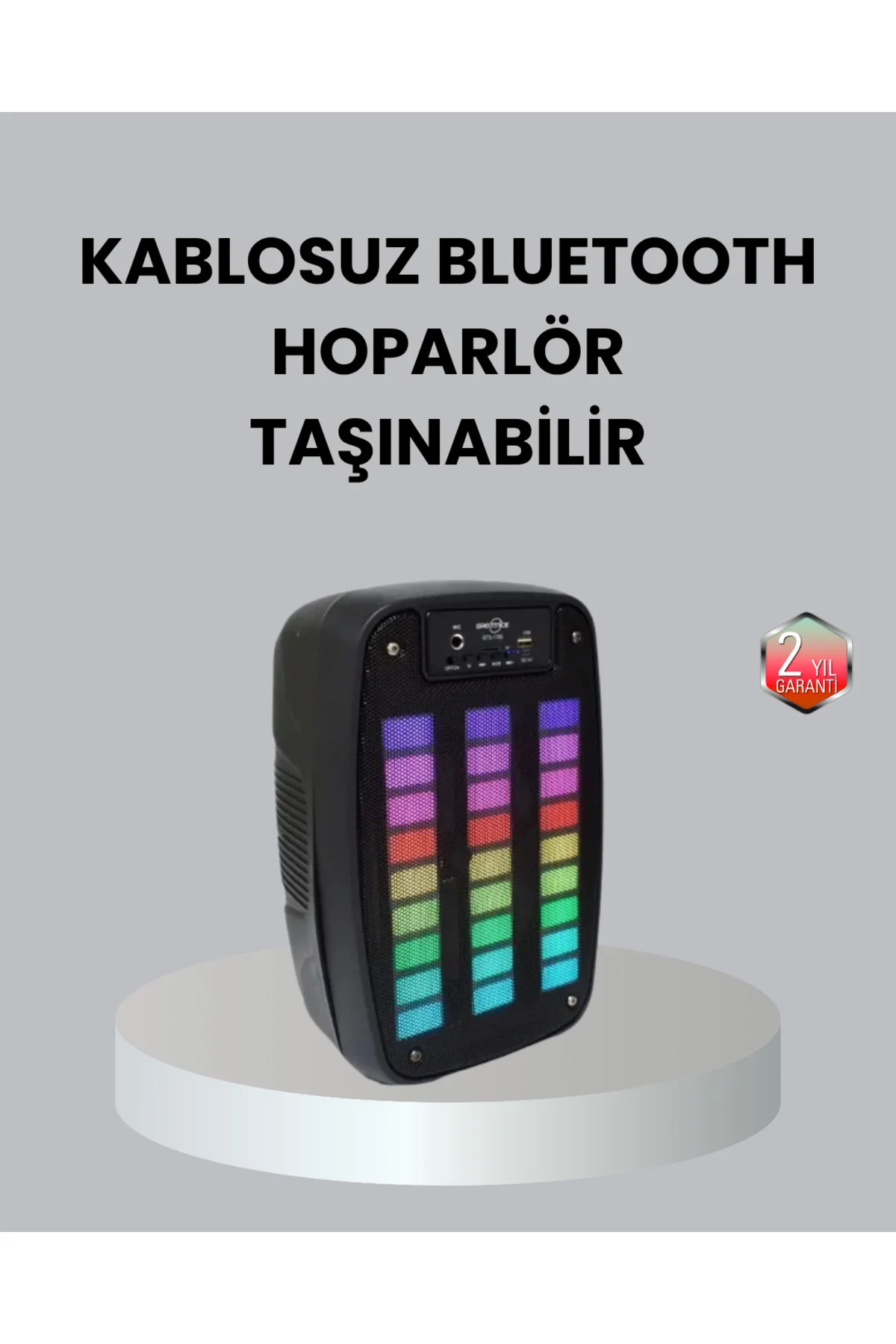 Kablosuz Bluetooth Müzik Cihazı – 2 Saat Batarya Süresi, Şık ve T