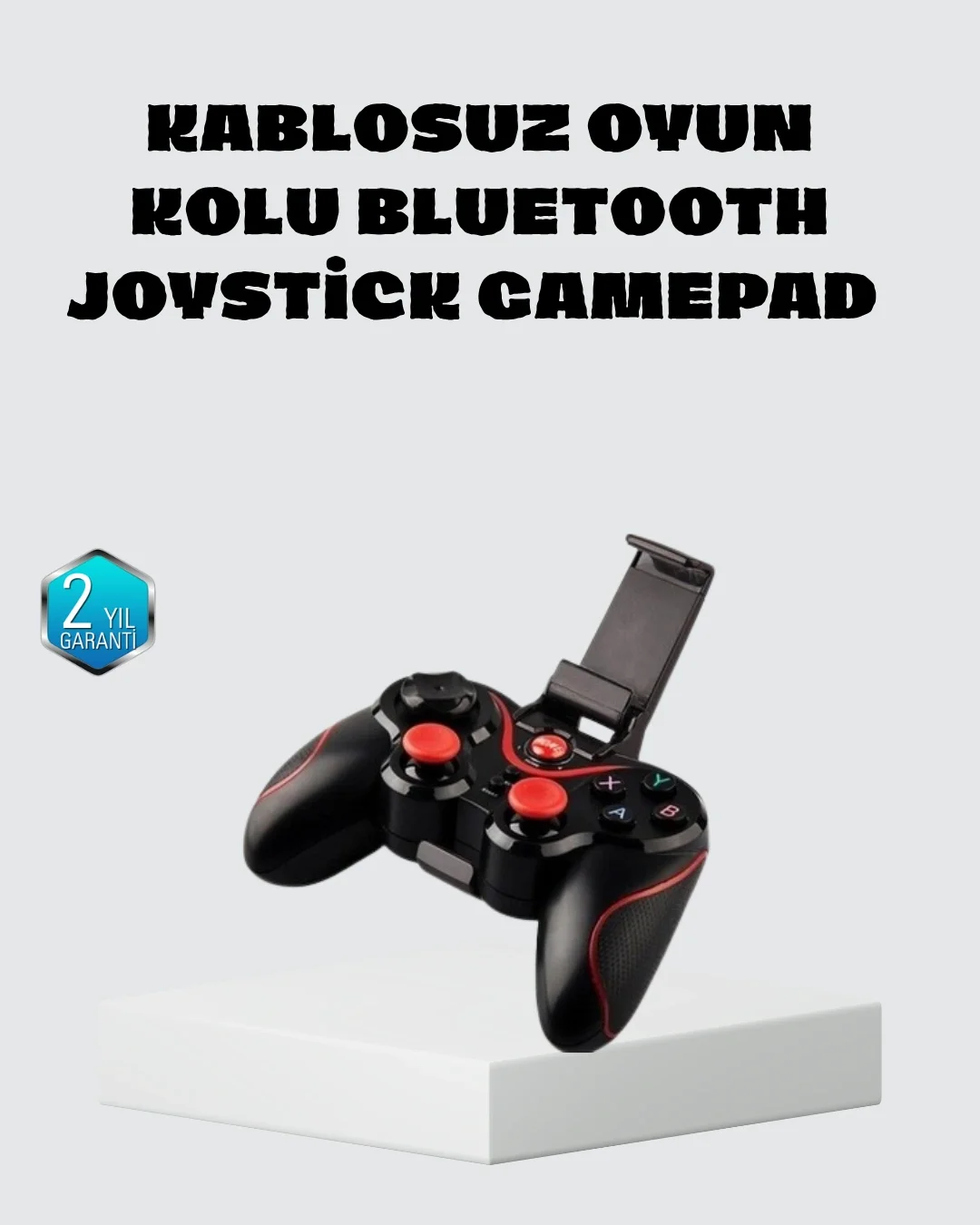 Kablosuz Bluetooth Oyun Kolu Mobil TV PC Uyumlu Ergonomik Tasarım Kablosuz Bluetooth Oyun Kolu Mobil TV PC Uyumlu Ergonomik Tasarım