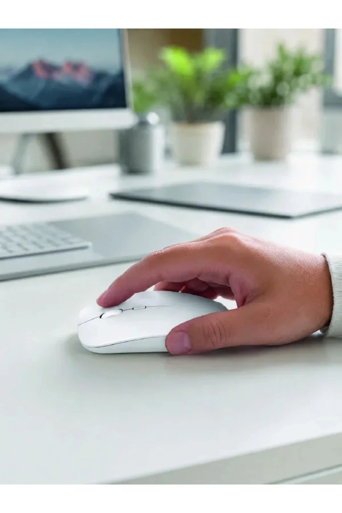 Kablosuz Bluetooth Oyuncu Mouse Sessiz Tıklama Ergonok Wireless Fare Kablosuz Bluetooth Oyuncu Mouse Sessiz Tıklama Ergonok Wireless Fare