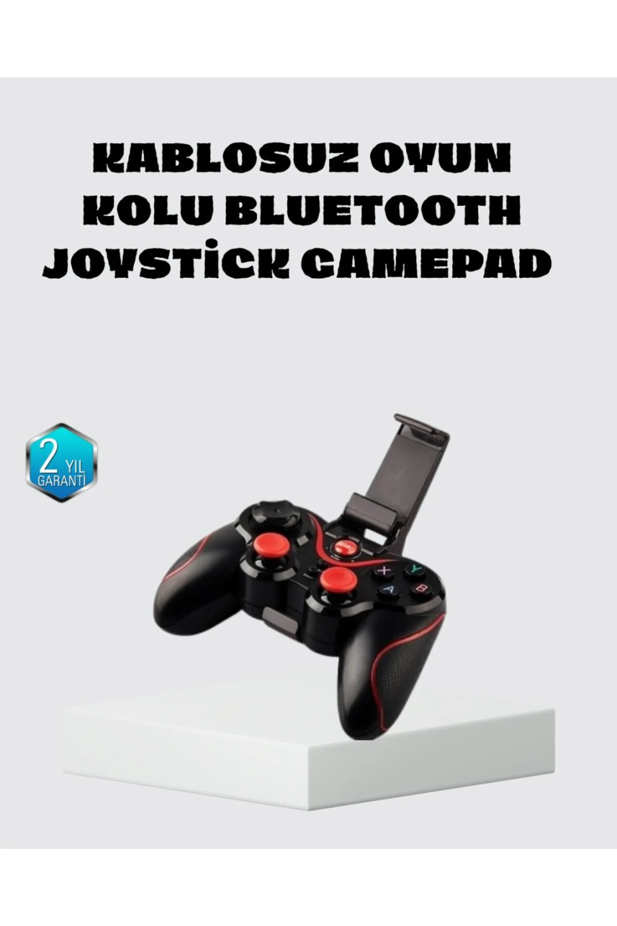 Kablosuz Bluetooth Oyun Kolu Mobil TV PC Uyumlu Ergonomik Tasarım
