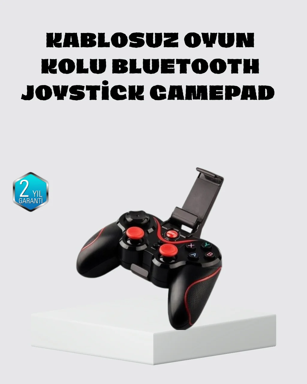 Kablosuz Bluetooth Oyun Kolu Mobil Tv Pc Uyumlu Ergonomik Tasarım - Lisinya