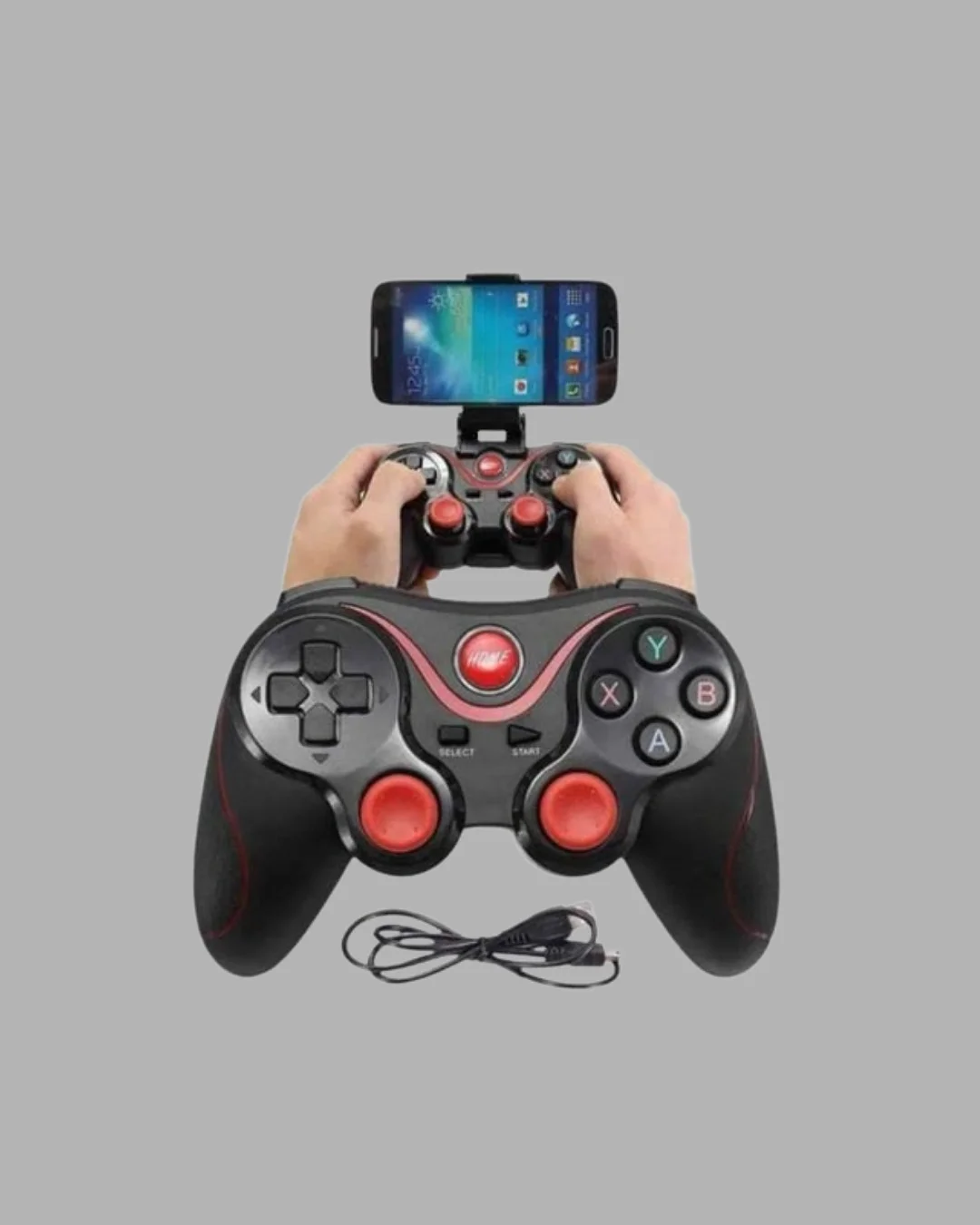 Kablosuz Bluetooth Oyun Kolu Mobil TV PC Uyumlu Ergonomik Tasarım