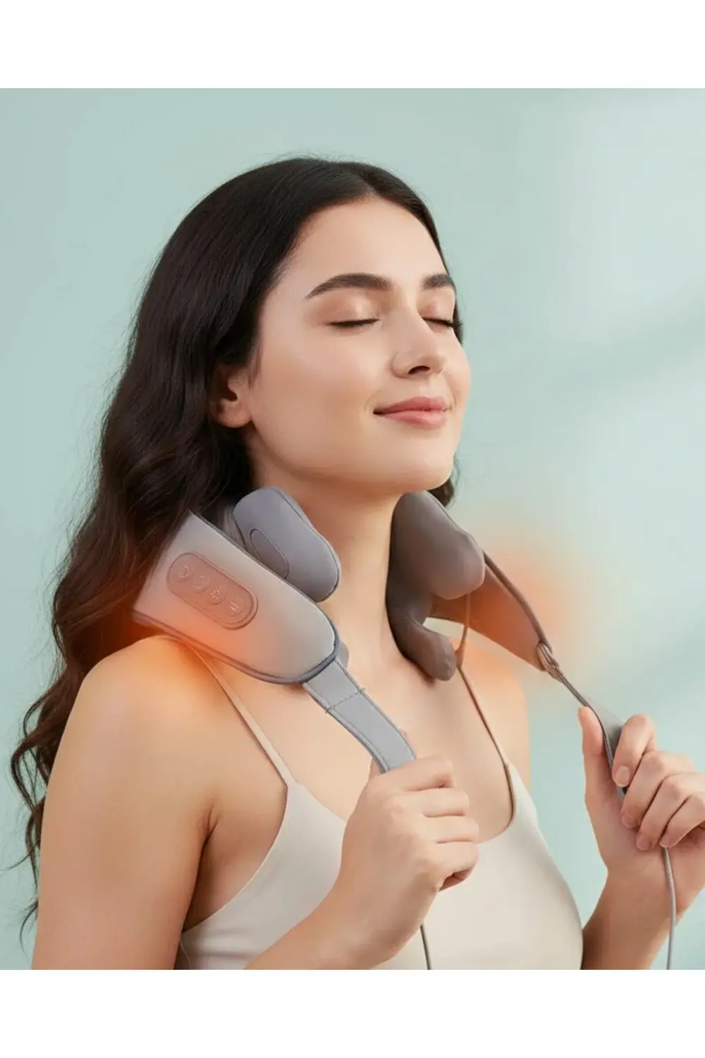 Kablosuz Boyun Ve Omuz Masaj Aleti | Isıtmalı Ve Yoğurmalı