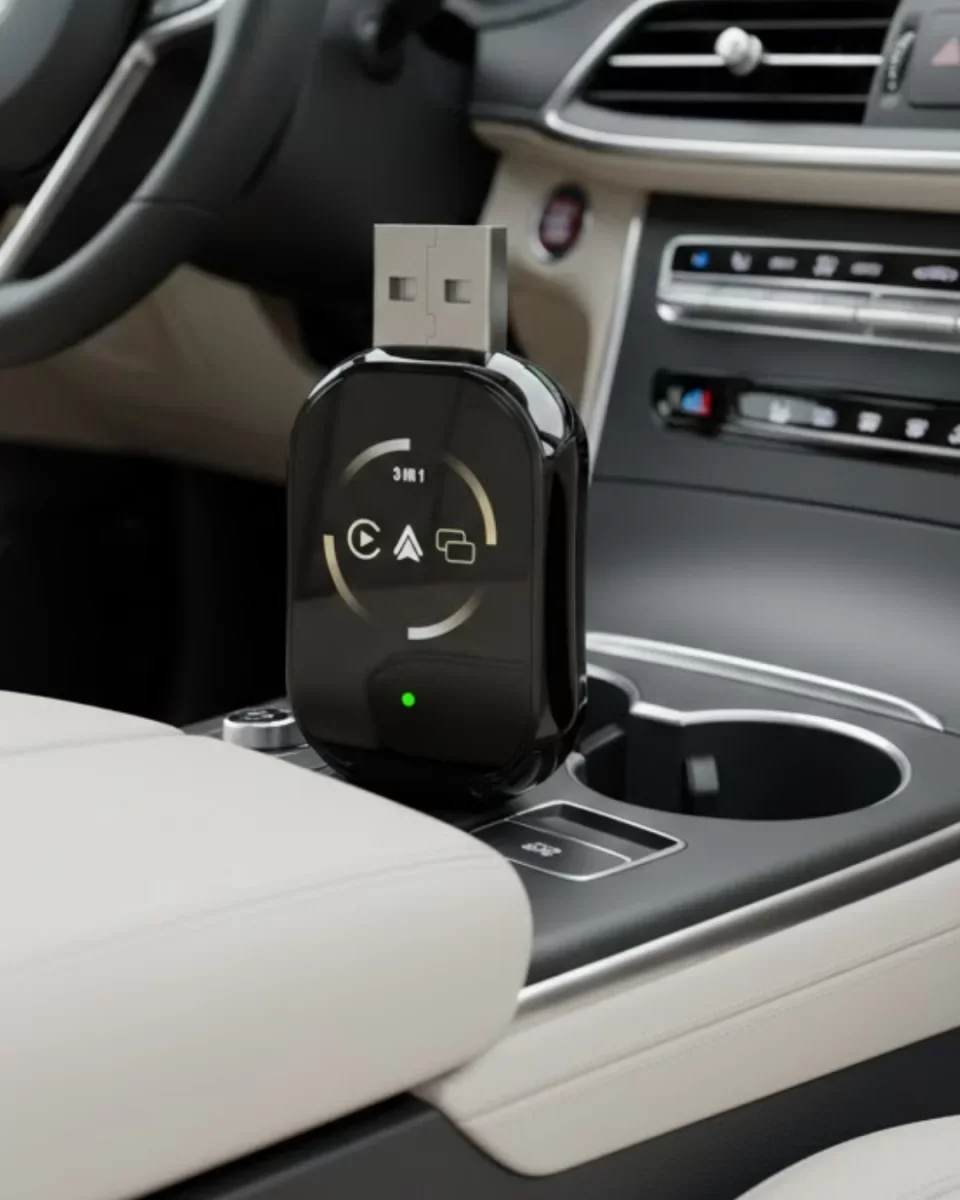 Kablosuz CarPlay Android Auto Dönüştürücü Kablo Derdi Olmadan Bağlantı - Lisinya
