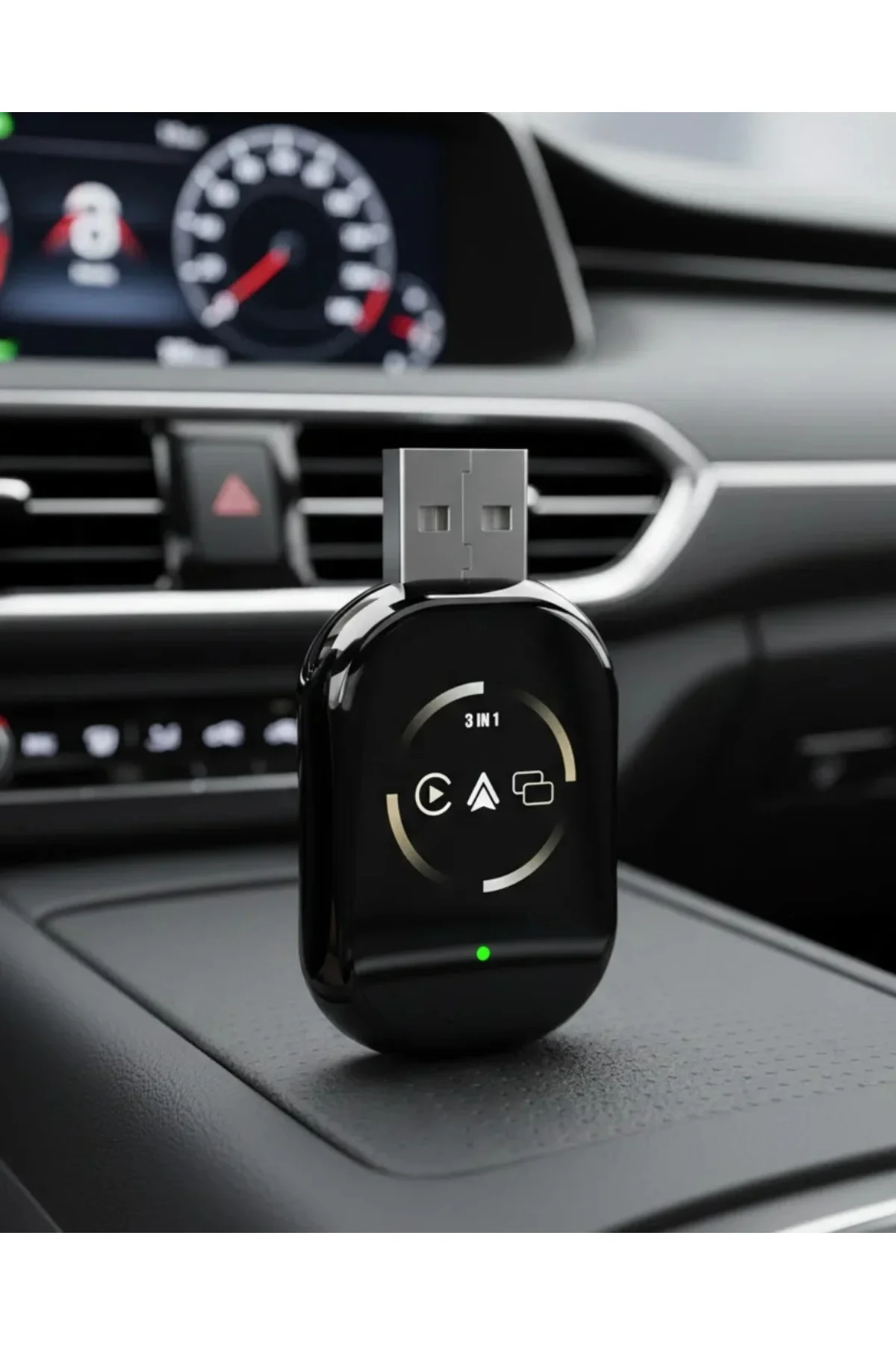 Kablosuz CarPlay Android Auto Adaptörü Otomatik Eşleşme