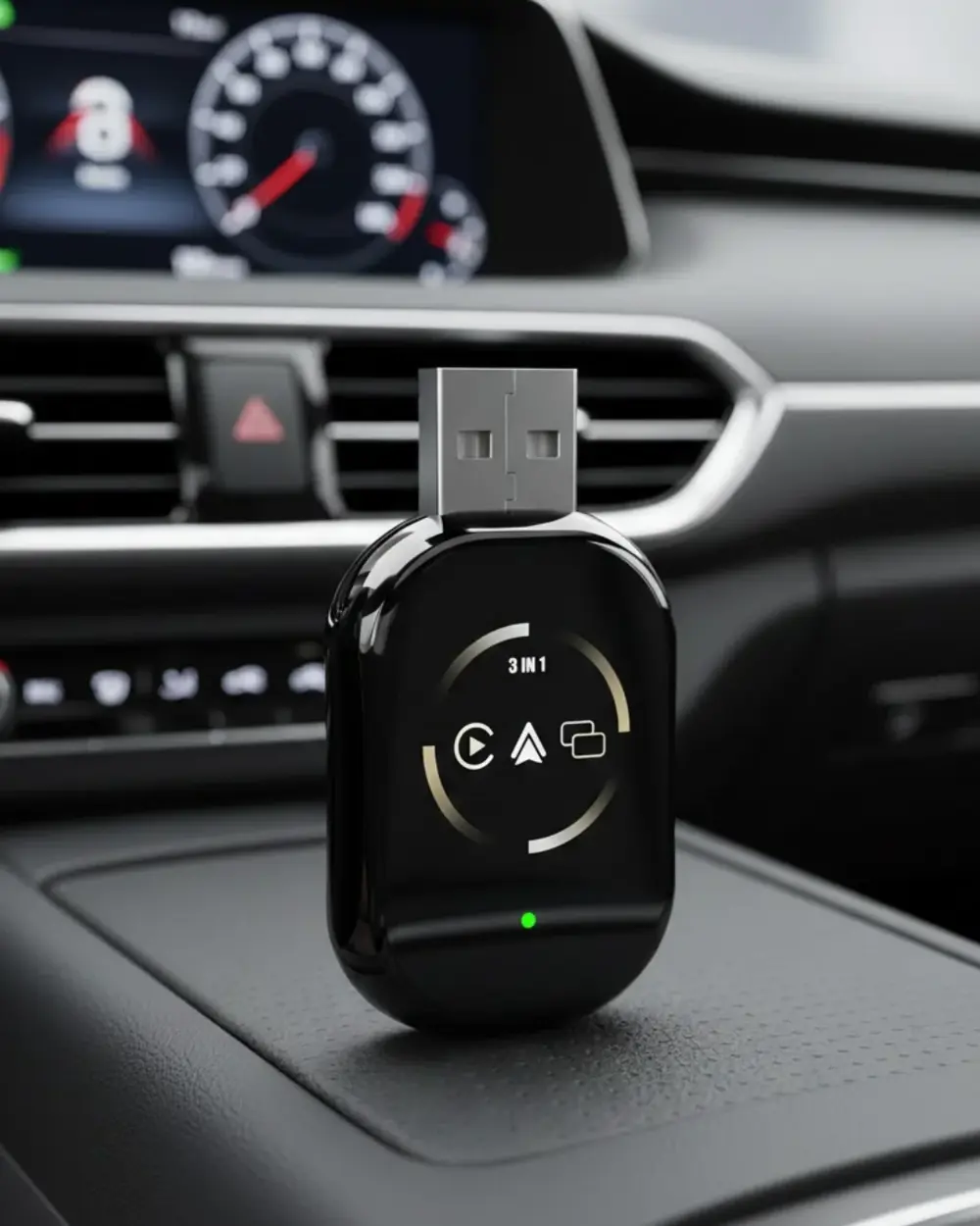 Kablosuz CarPlay Android Auto Adaptörü Otomatik Eşleşme