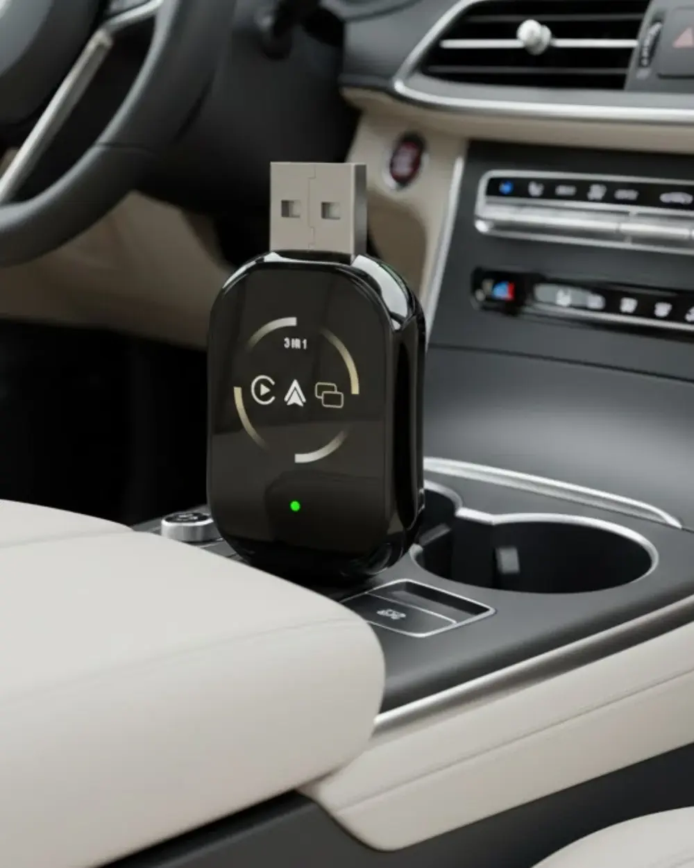 Kablosuz CarPlay Android Auto Dönüştürücü Kablo Derdi Olmadan Bağ