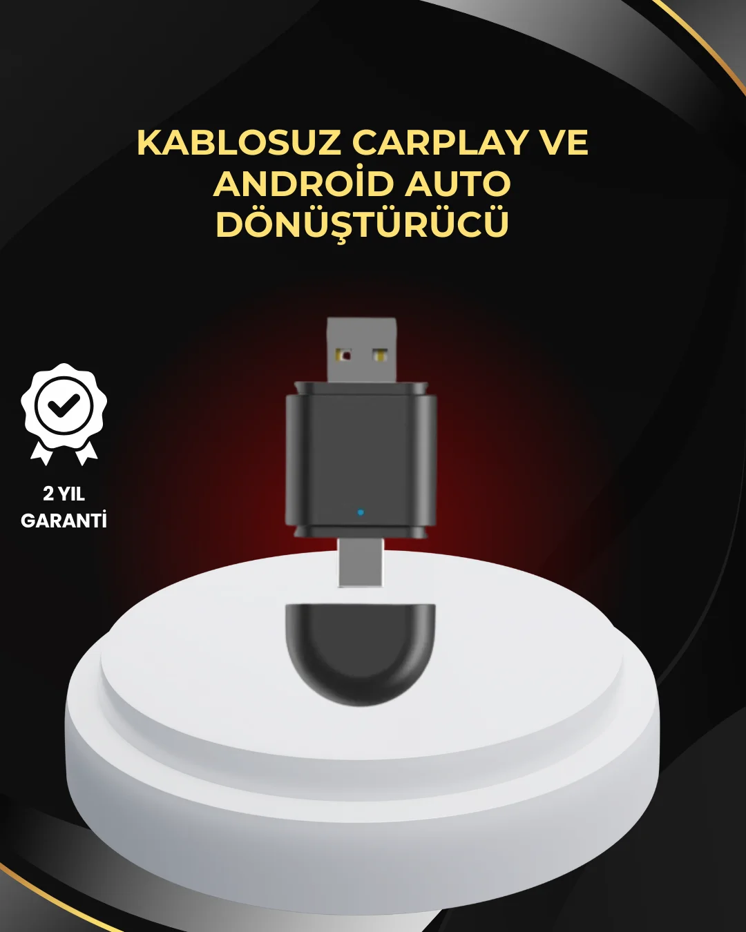 Kablosuz CarPlay ve Android Auto Dönüştürücü – USB-A & Type-C Girişli Akıllı Adaptör Fiyatı, Yorumları ve Özellikleri
