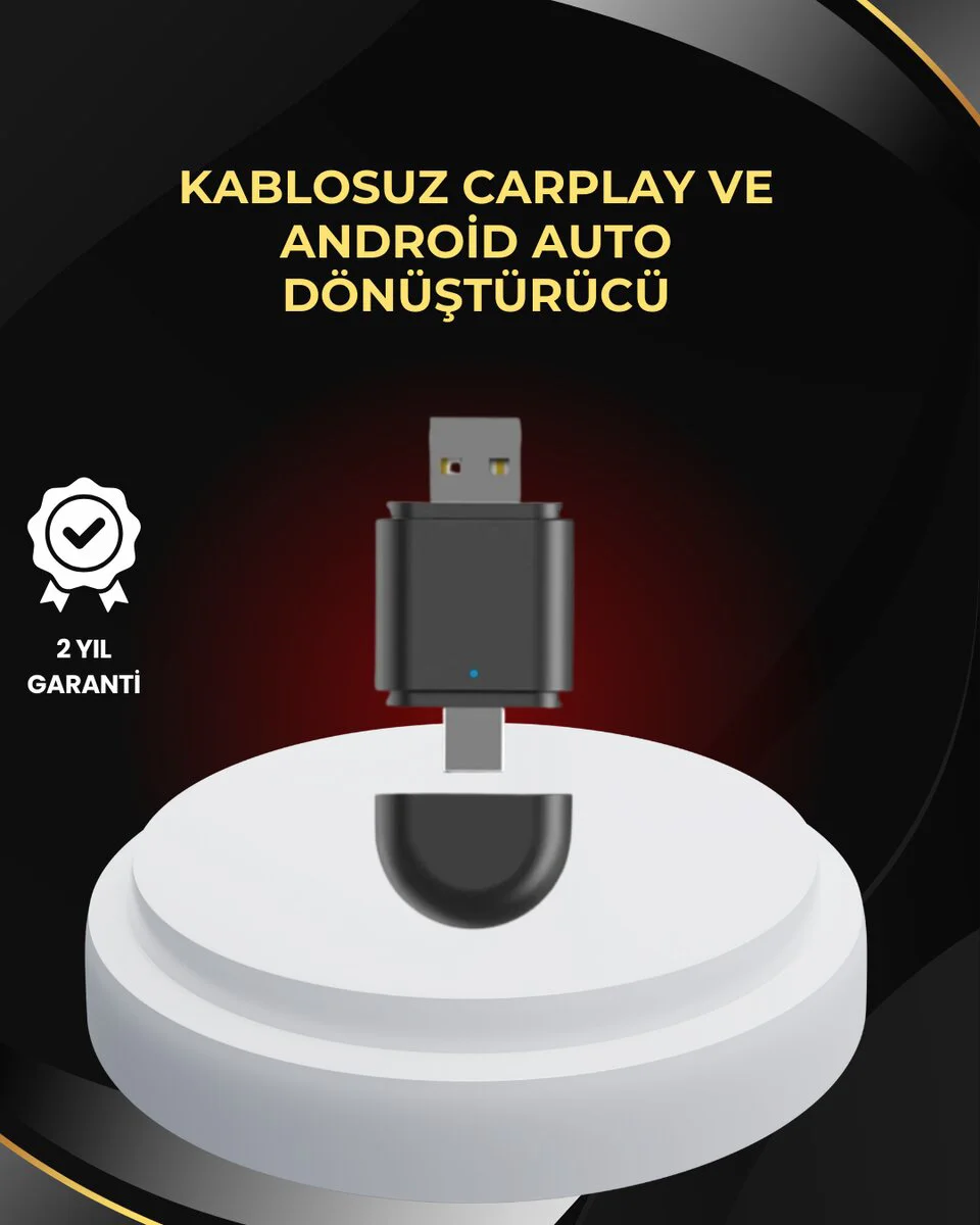 Kablosuz CarPlay ve Android Auto Dönüştürücü – USB-A & Type-C Girişli Akıllı Adaptör Fiyatı, Yorumları ve Özellikleri