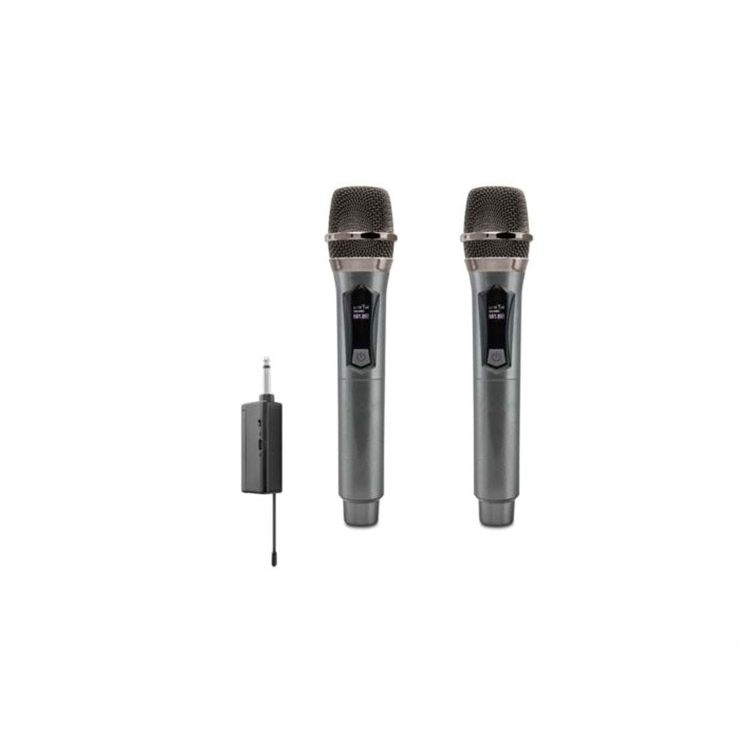 Kablosuz Çift Mikrofon 6.5 Mm Siyah W1