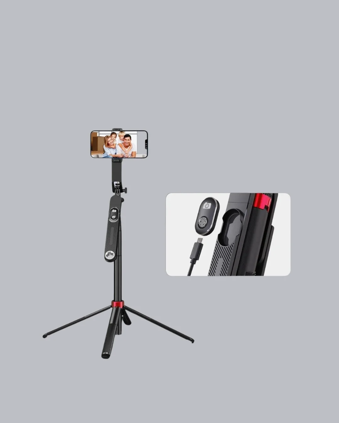 Kablosuz Çift Yaka Mikrofonu ve Tripodlu Selfie Çubuğu İçerik Üretici Seti Fiyatı, Yorumları ve Özellikleri
