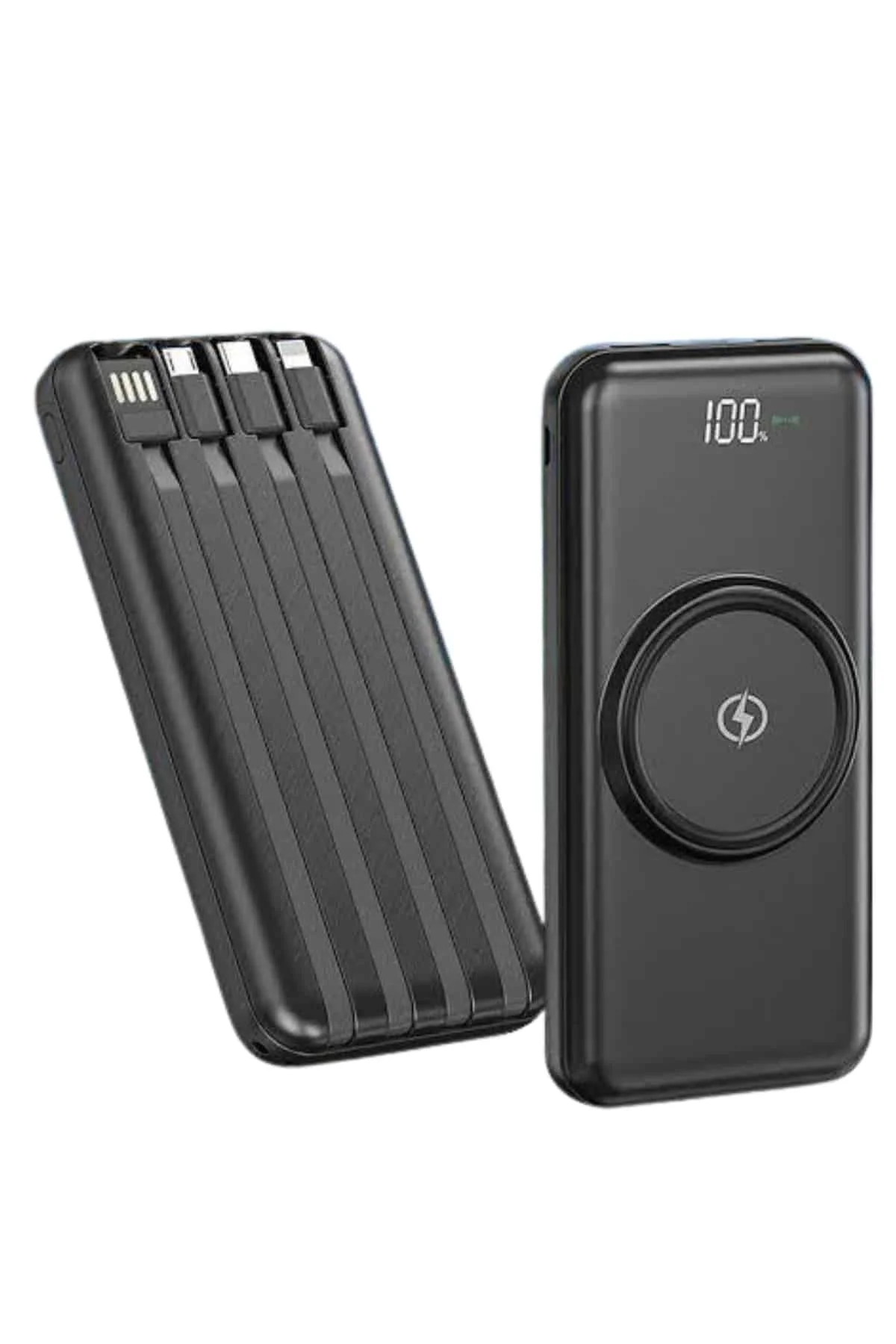 Kablosuz Çoklu Şarj Girişli 10.000 Mah Kablolu Powerbank Taşınabilir Fiyatı, Yorumları ve Özellikleri