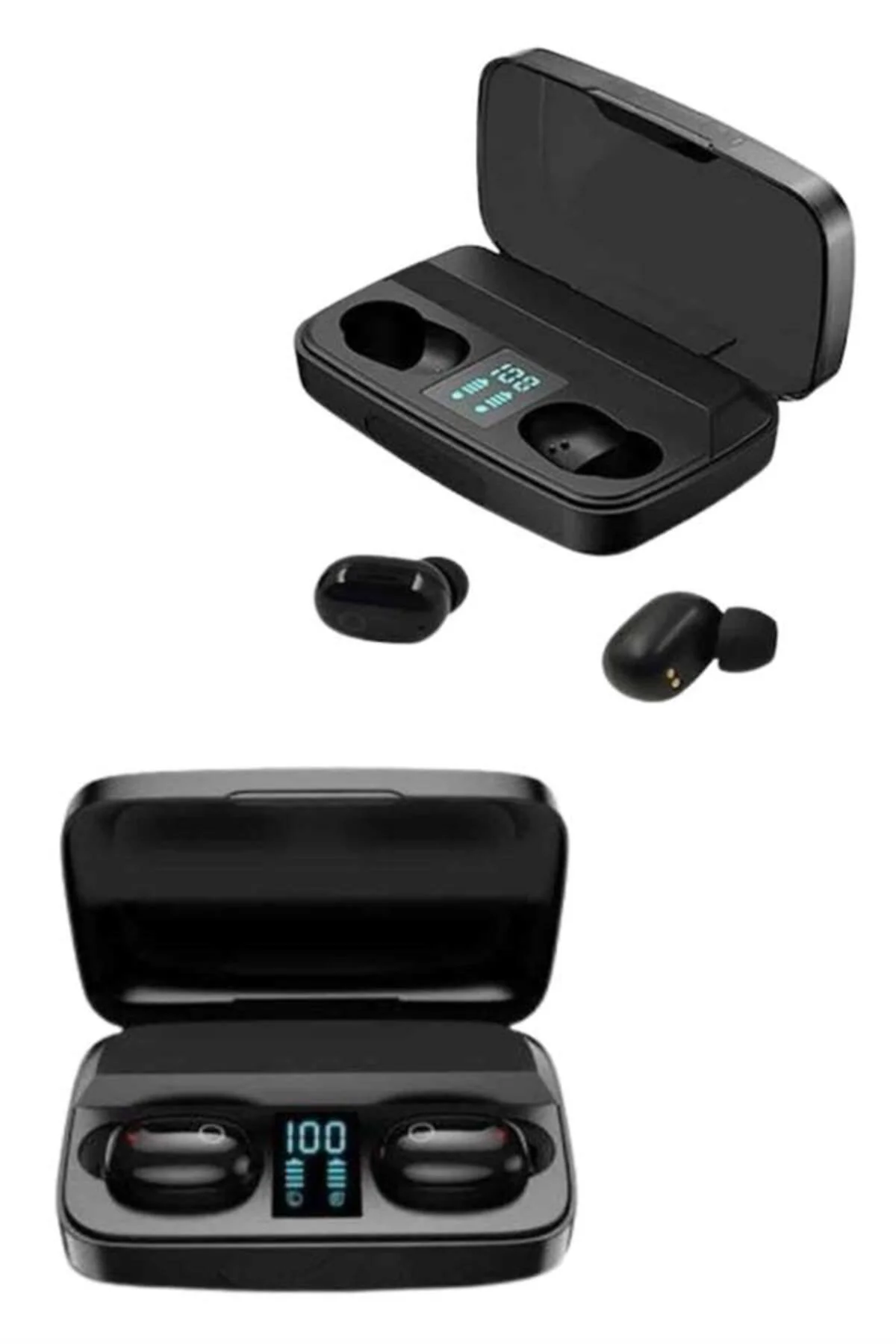 Kablosuz Dijital Göstergeli Çağrı Cevaplayabilen TWS 5.0 Bluetoot