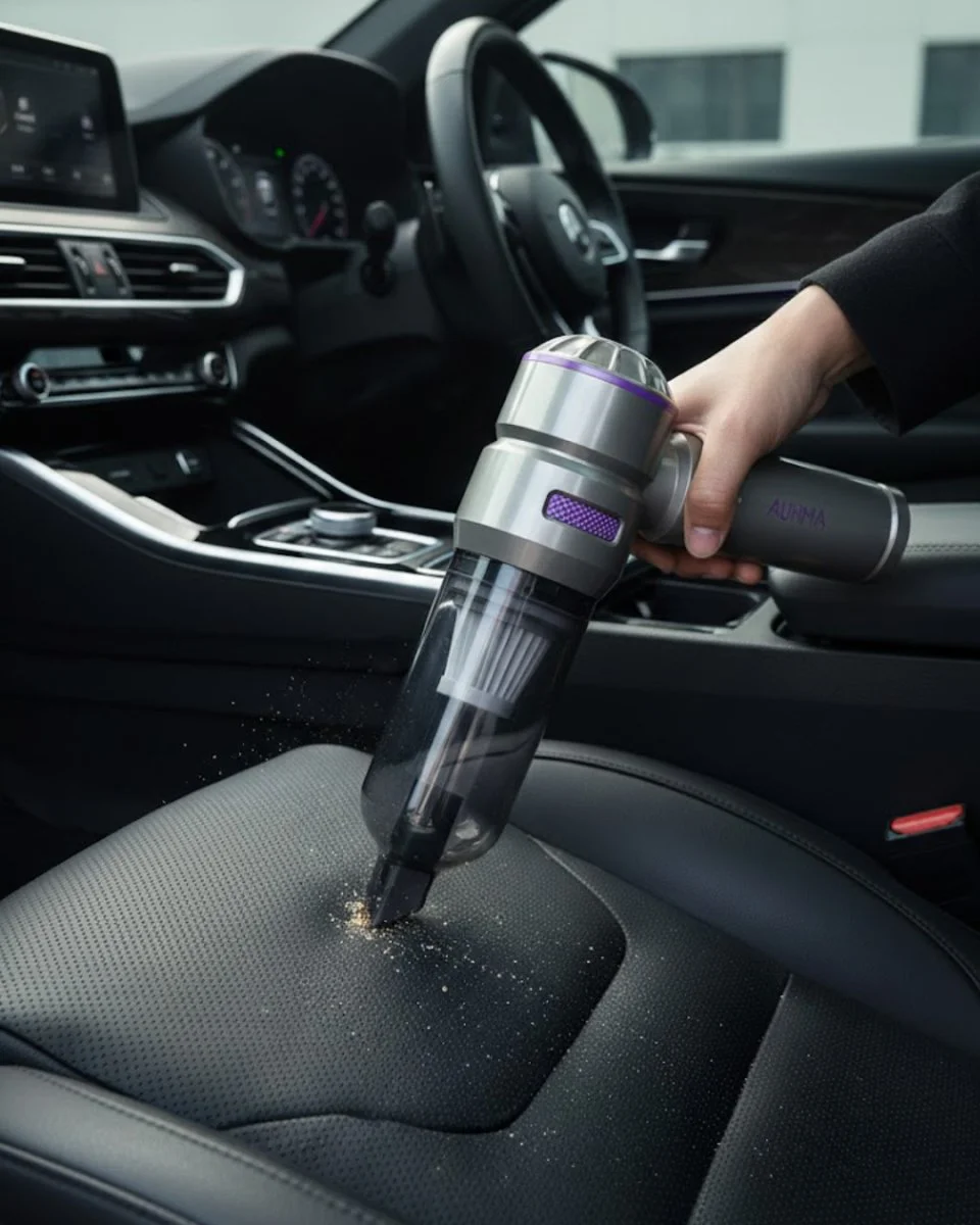 Kablosuz El Süpürgesi 17000PA 6000mAh - Ev ve Araç İçin Gelişmiş Temizlik Çözümü
