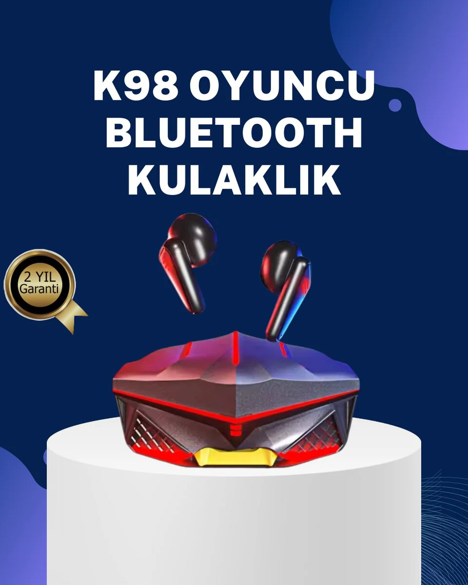 Kablosuz Gaming Kulaklık - LED Işıklı Gürültü Önleyici Mikrofonlu Bluetooth 5.0