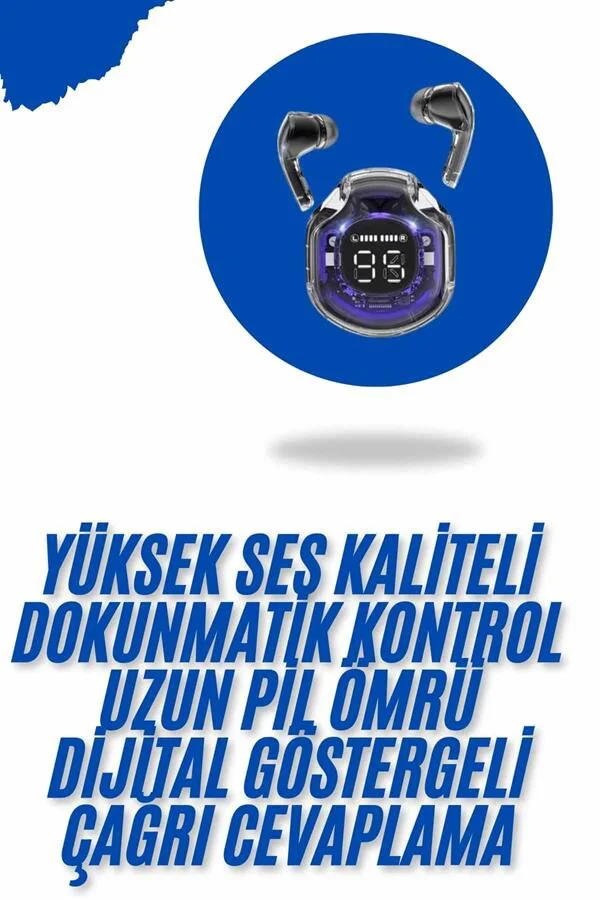 Kablosuz Gaming Kulaklık Bluetooth 5.3 ENC Hifi Stereo ve Powerbanklı