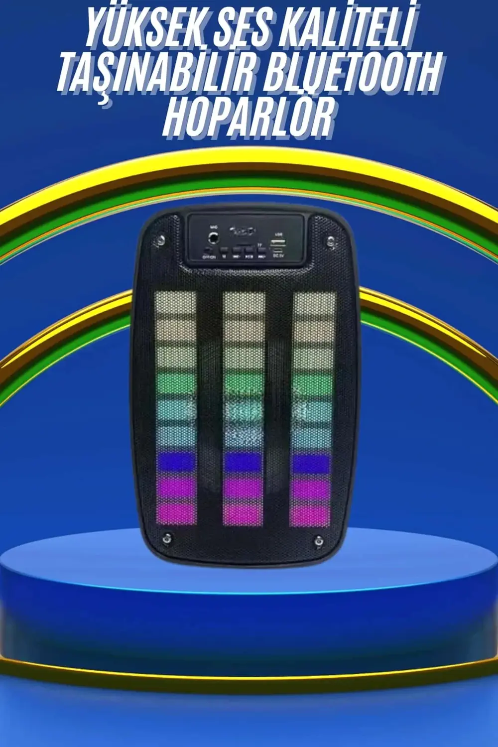 Kablosuz Hoparlör İOS ve Android Uyumlu Şarjlı SD Kart Girişli Bl
