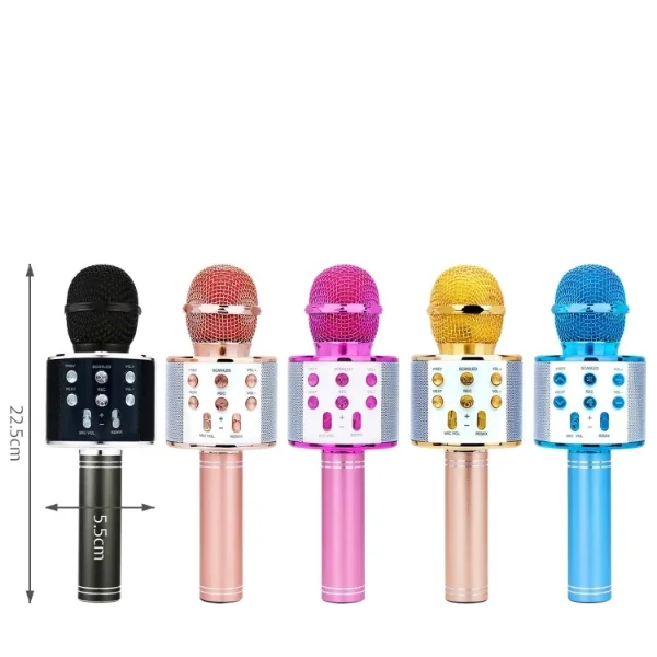 Kablosuz Hoparlörlü Bluetooth Karaoke Mikrofonu