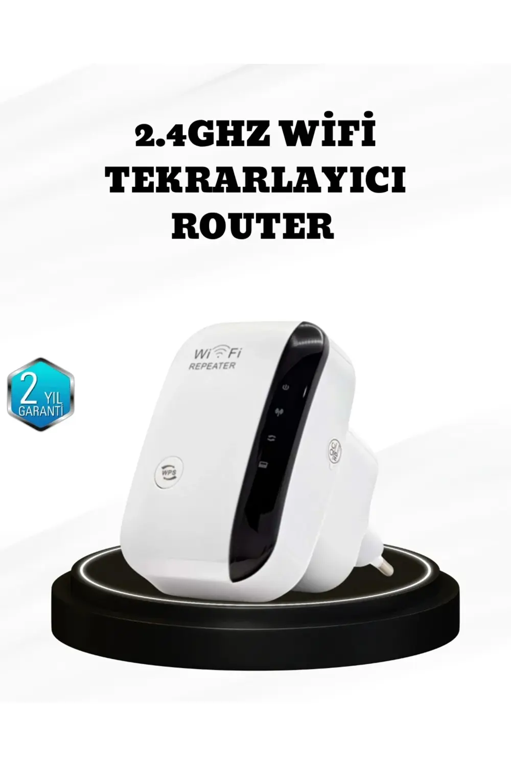 Kablosuz İnternet Genişletici 2.4Ghz Wifi Repeater Kolay Kuruluml