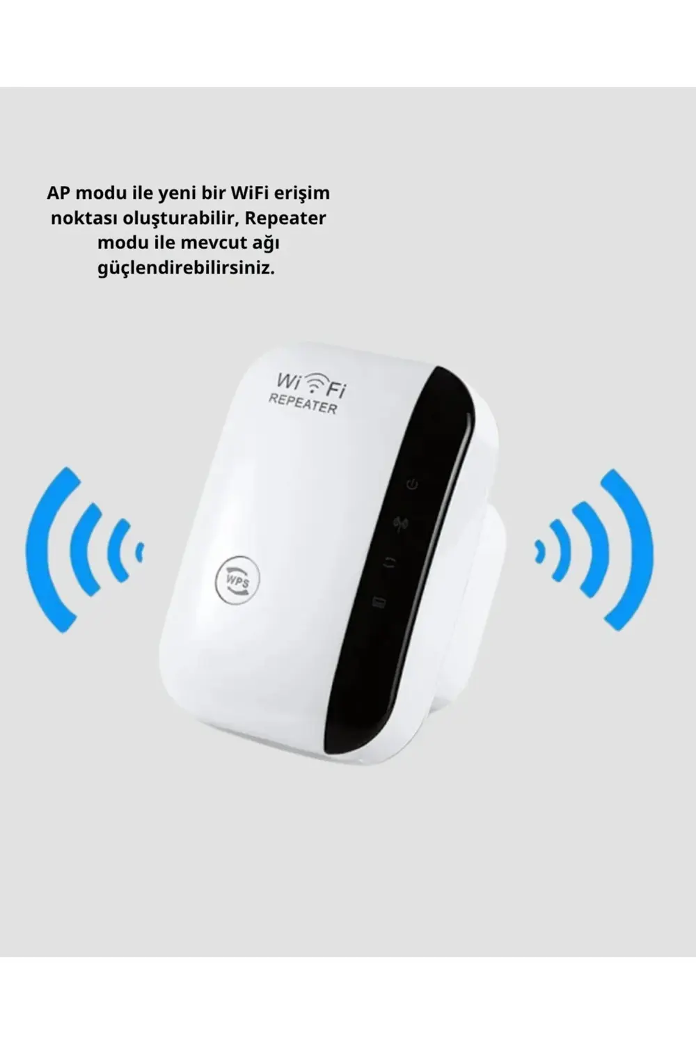 Kablosuz İnternet Genişletici 2.4Ghz Wifi Repeater Kolay Kuruluml
