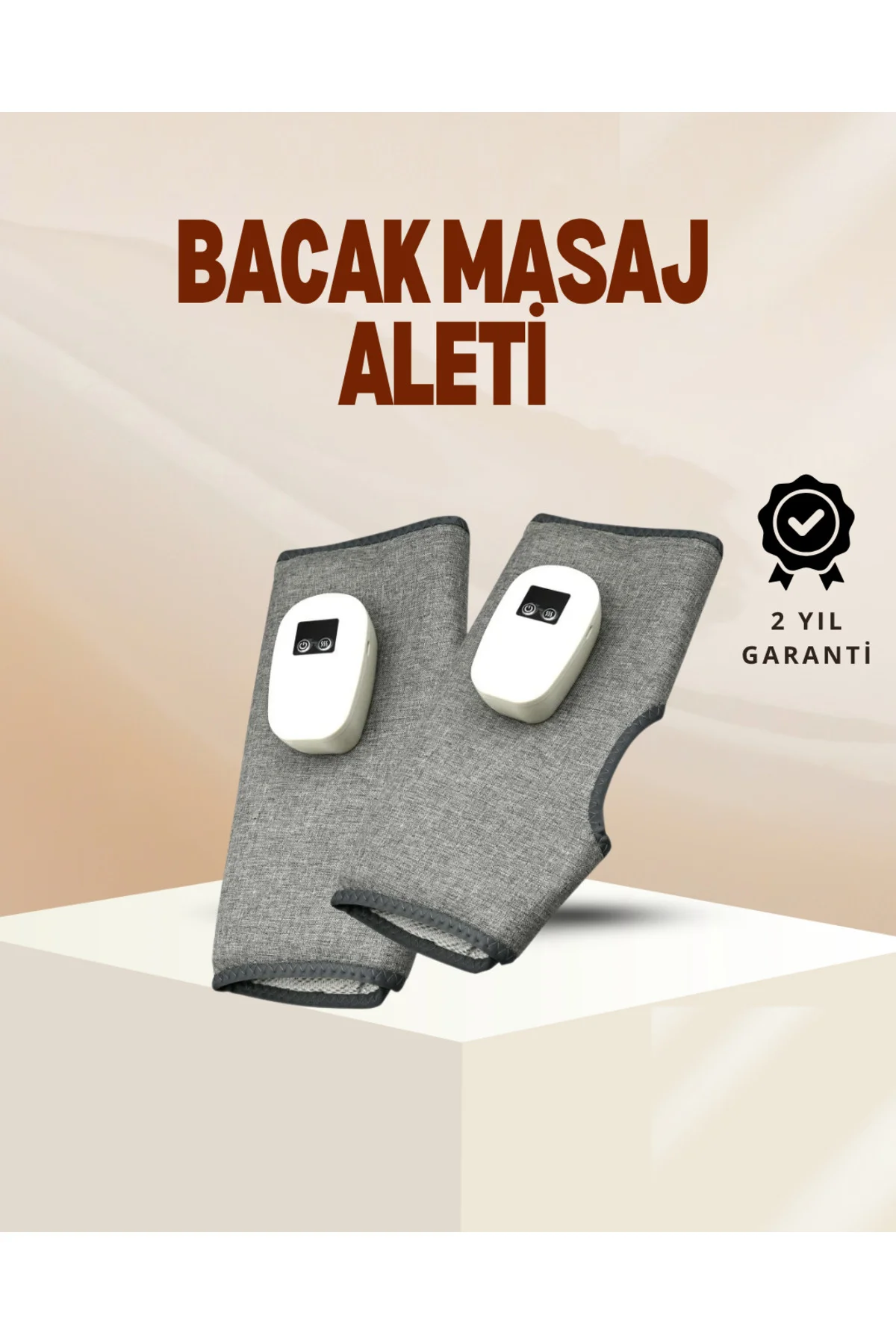 Kablosuz Isıtmalı Baldır Masaj Aleti – 3 Hava Basınçlı, Titreşimli ve Sıcak Kompres Fonksiyonlu