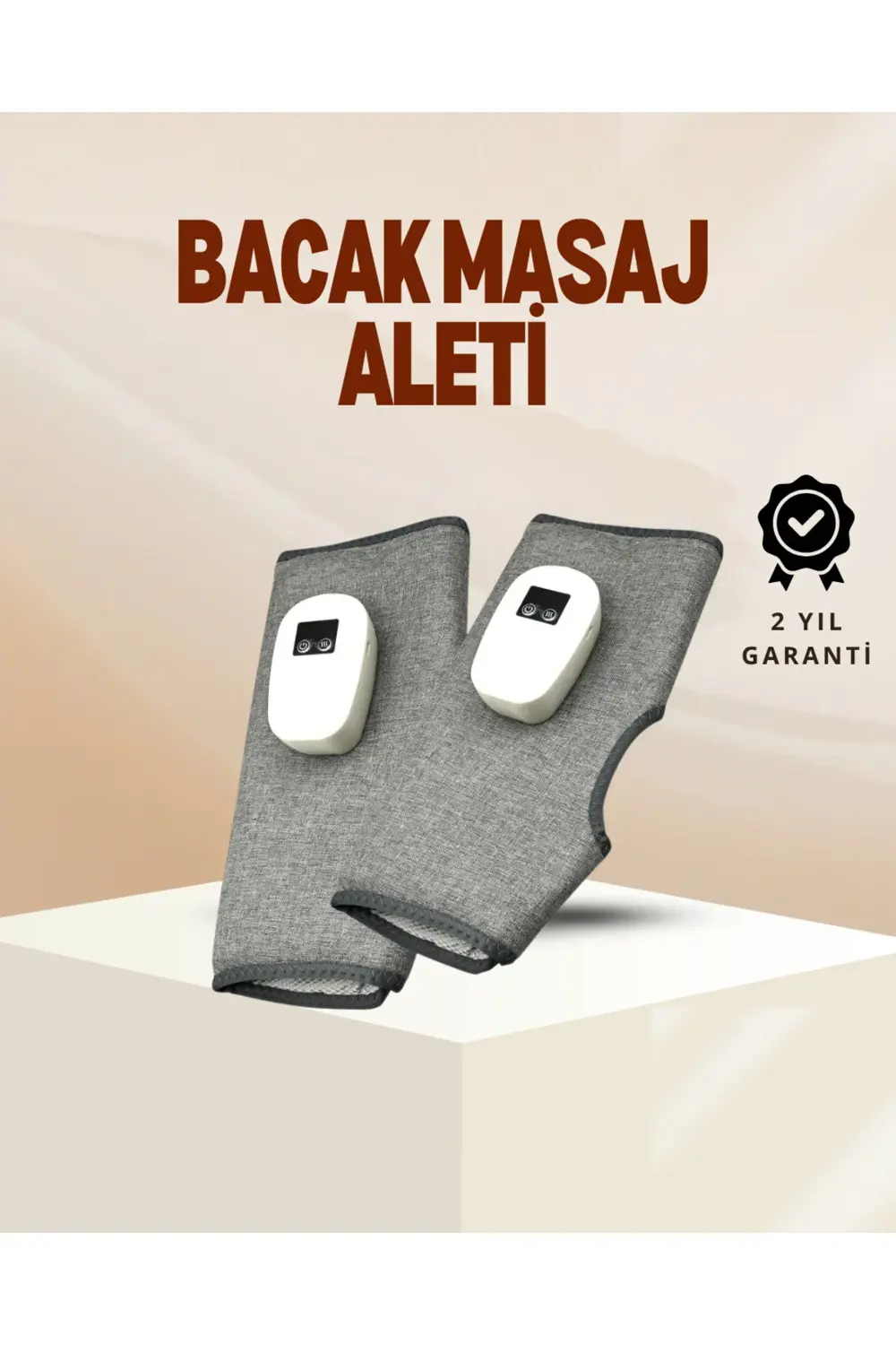 Kablosuz Isıtmalı Baldır Masaj Aleti – 3 Hava Basınçlı, Titreşiml