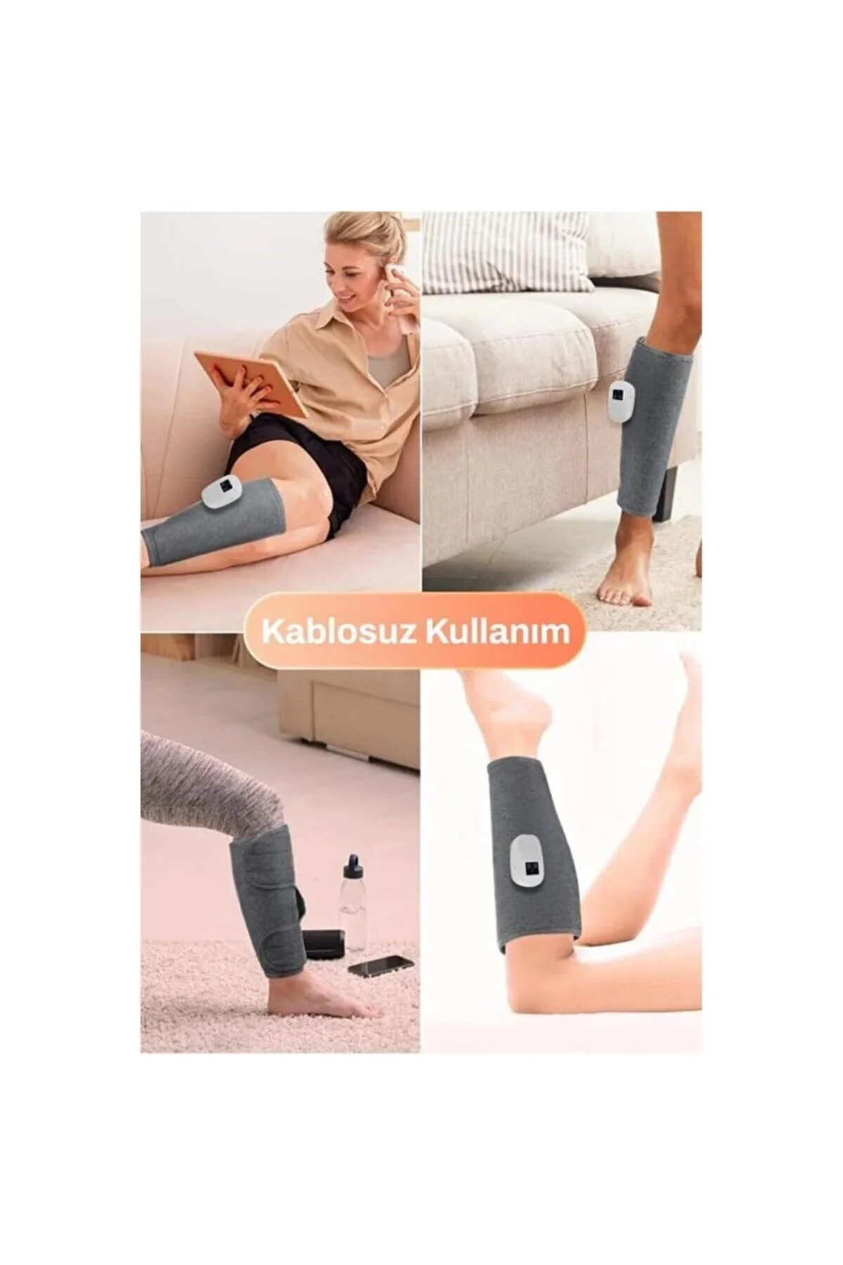 Kablosuz Isıtmalı Masaj Aleti Bacak Kol Hava Basınçlı Yoğurma Sık