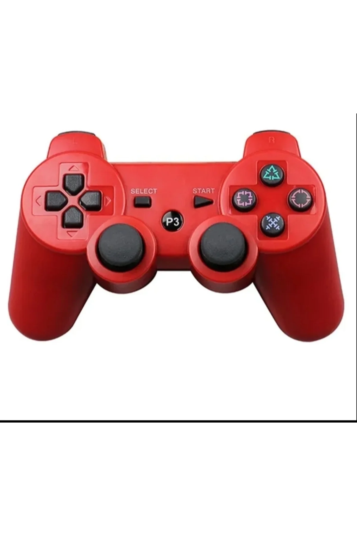 Kablosuz joystick kırmızı renk hızlı şarj özellikli Playstation 3 uyumlu 1 yıl garantili