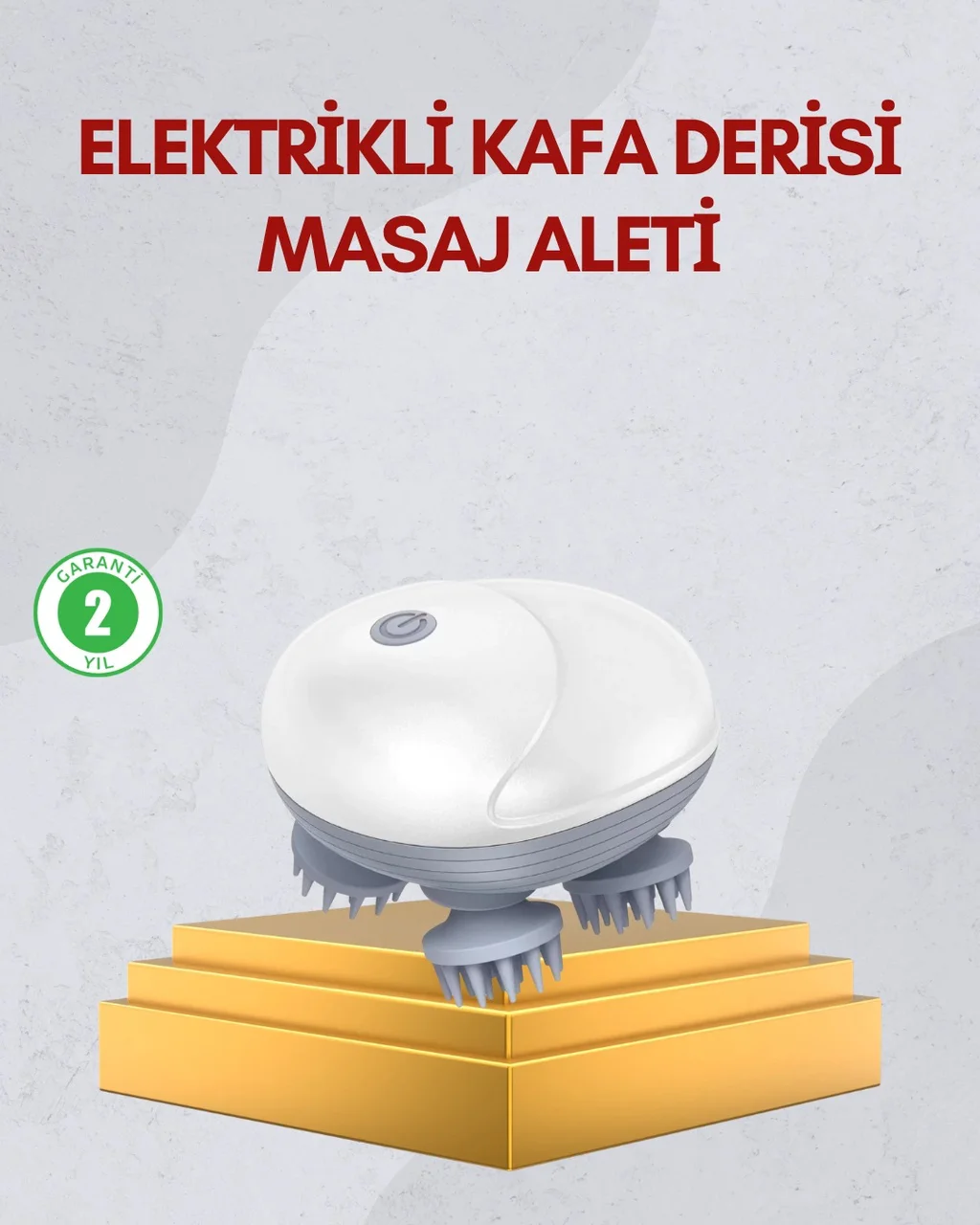 Kablosuz Kafa Ve Vücut Masaj Aleti Taşınabilir Tasarım Çok Renkli
