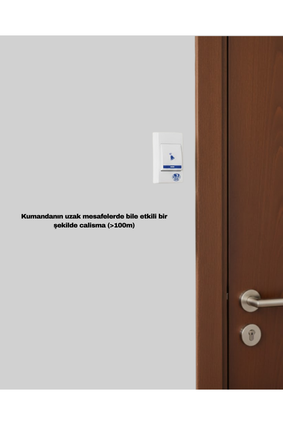 Kablosuz Kapı Zili Kolay Kurulumlu Modern Kullanım - Lisinya