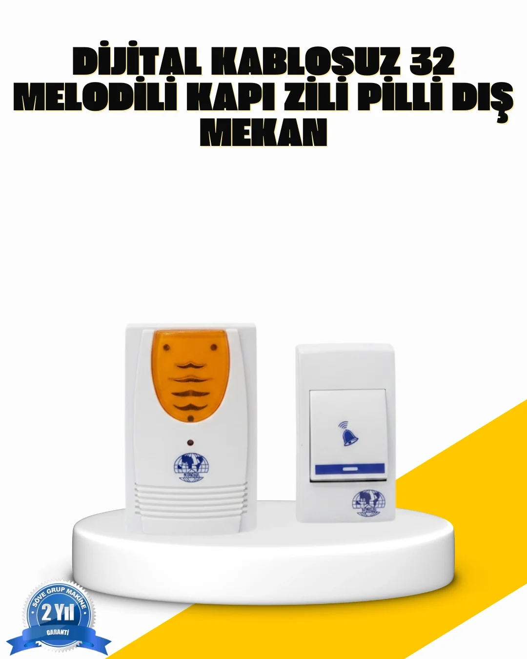 Kablosuz Kapı Zili Kolay Kurulumlu Modern Kullanım Fiyatı, Yorumları ve Özellikleri