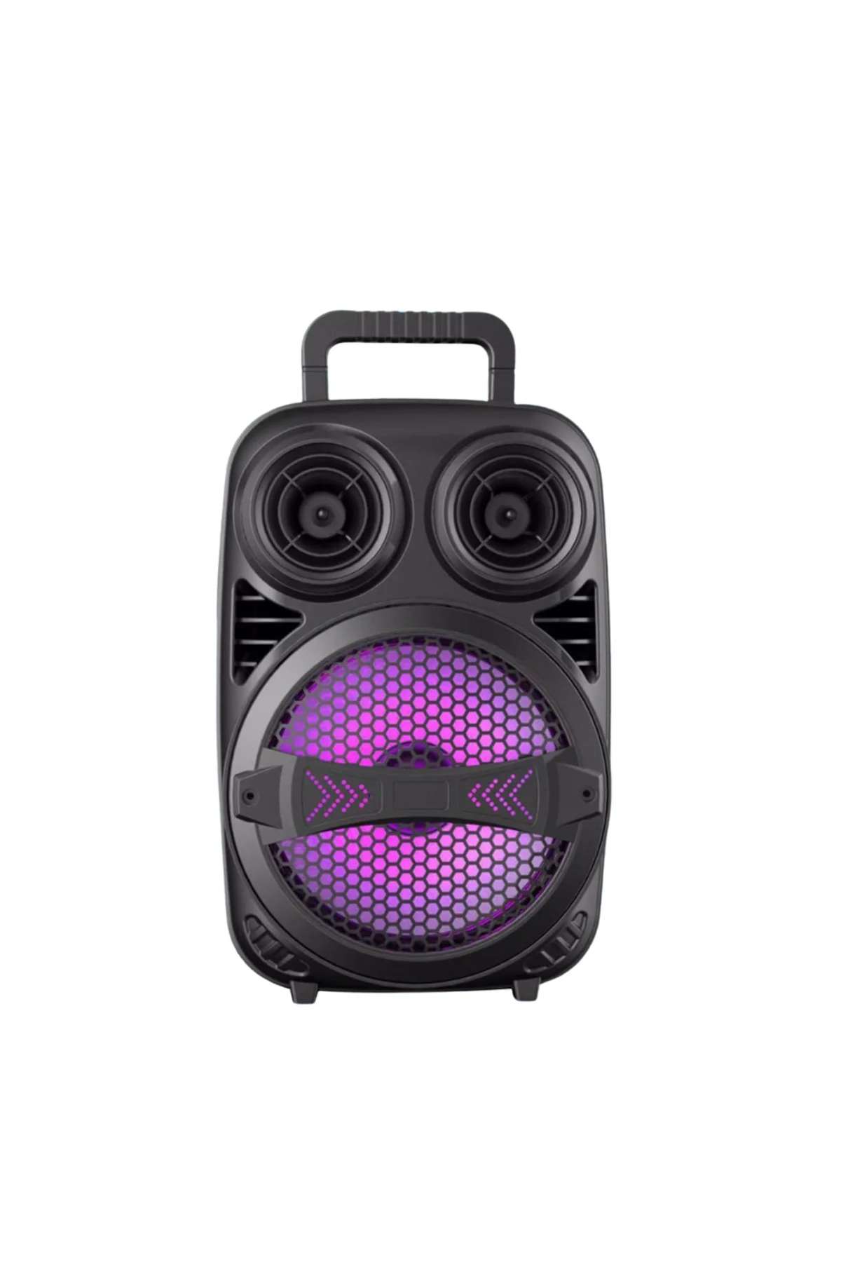 Kablosuz Karaoke Hoparlör Mikrofonlu Rgb Işıklı Bluetooth Speaker Usb Tf Kart Destekli - Görsel 5