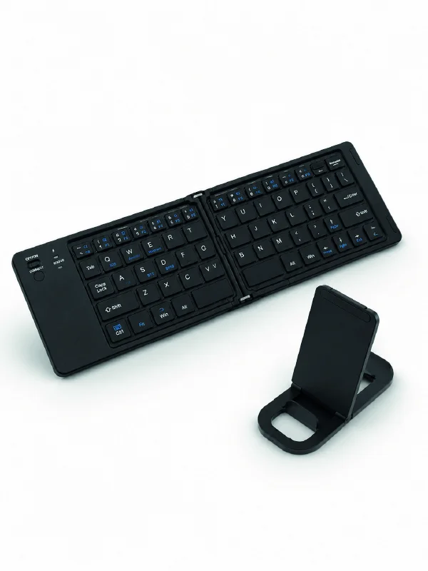Kablosuz Katlanabilir Bluetooth Klavye Telefon Tablet Bilgisayar Uyumlu