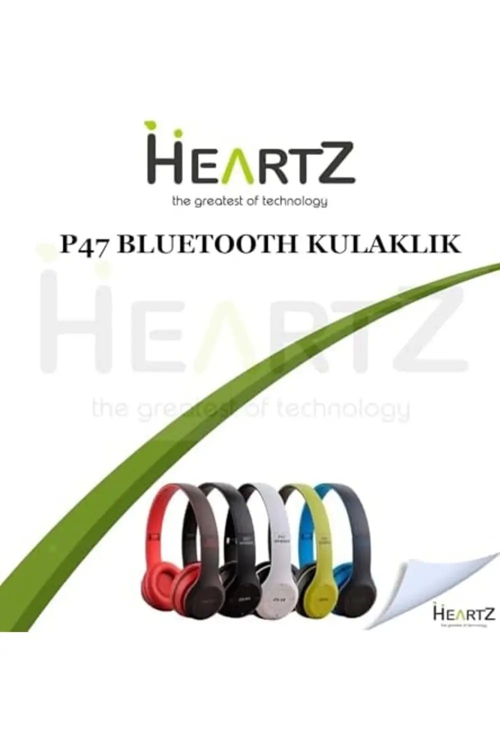 KABLOSUZ KATLANABİLİR KULAK ÜSTÜ FISTIK YEŞİL SOLO KULAKLIK WİREL