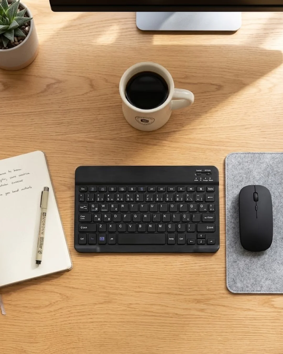 Kablosuz Klavye ve Mouse Kombosu Bluetooth Uyumlu Sessiz Set Fiyatı, Yorumları ve Özellikleri