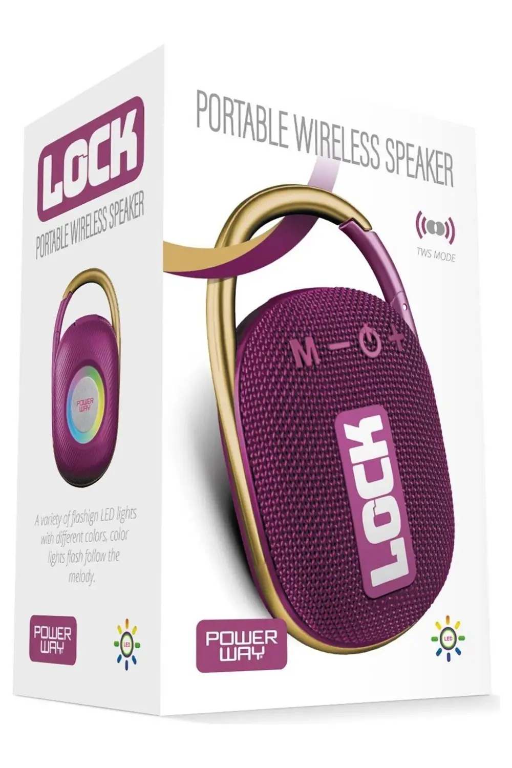 Pmr Kablosuz Klipsli Hoparlör – Güçlü Ses, Hafif Tasarım Mor