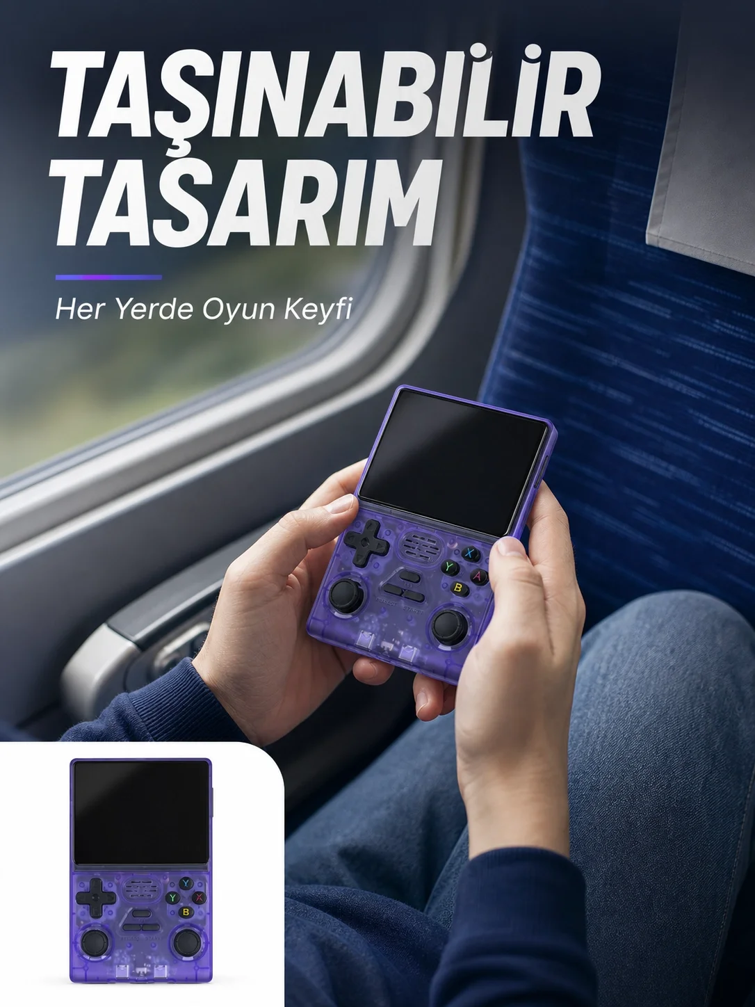 Kablosuz Kollu 3.5 İnç IPS Ekranlı Retro El Oyun Konsolu Fiyatı, Yorumları ve Özellikleri