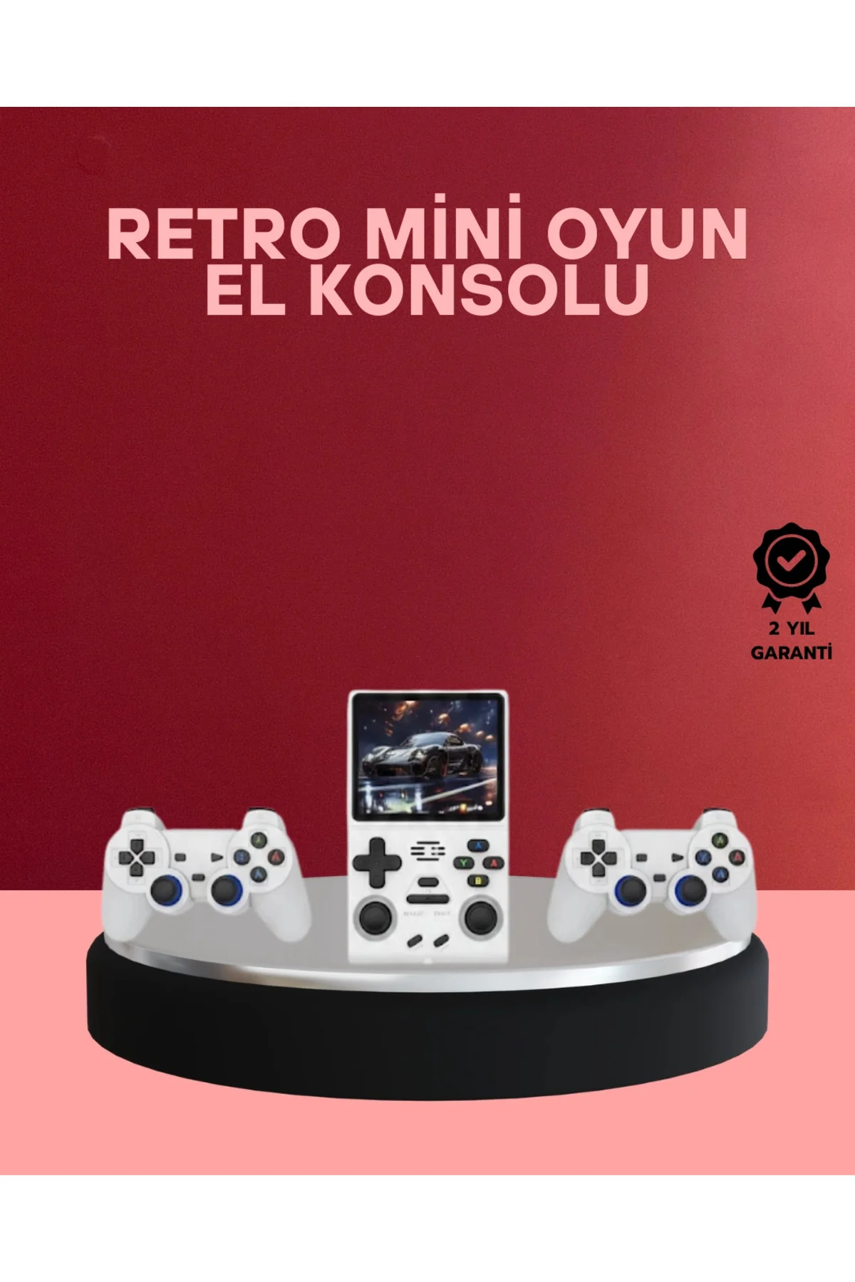 Kablosuz Kollu El Oyun Konsolu TV Bağlantı Destekli