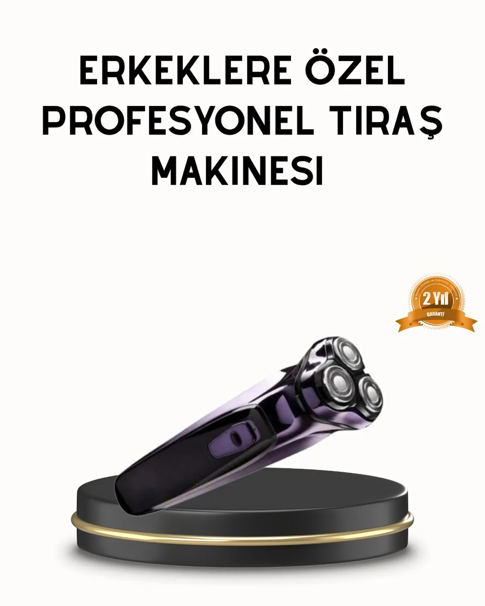 Kablosuz Kompakt Şarjlı Saç Sakal Tıraş Makinesi - Kuru Kullanım Özellikli, Profesyonel Kesim