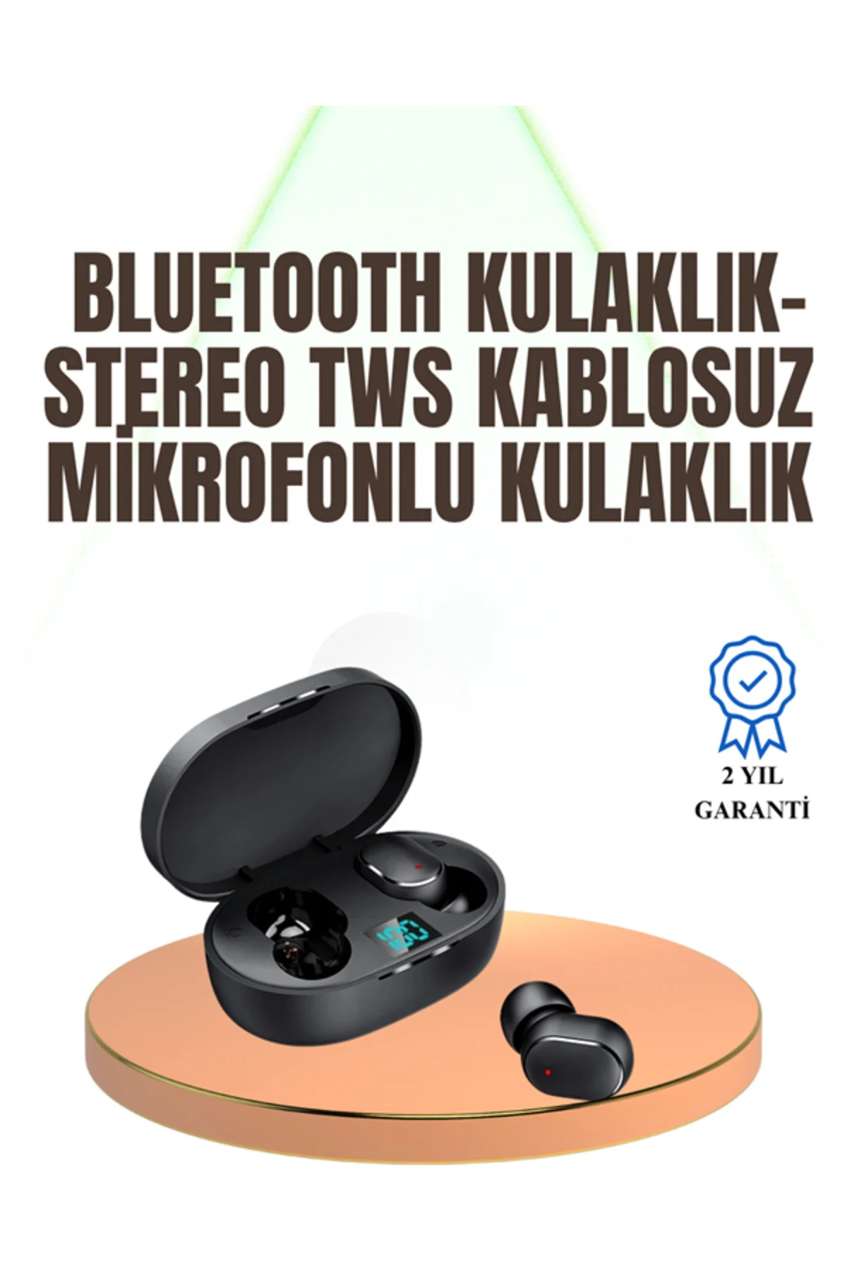 Kablosuz Kulak İçi Bluetooth Kulaklık Stereo Dokunmatik Kontrollü