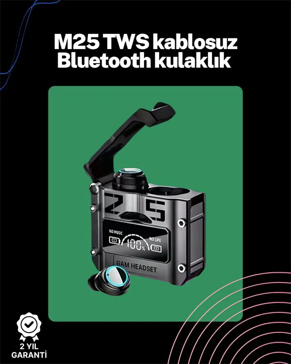 Kablosuz Kulak İçi Kulaklık - Gecikmesiz Oyun Modu, Aktif Gürültü Engelleme, IOS & Android Uyumlu